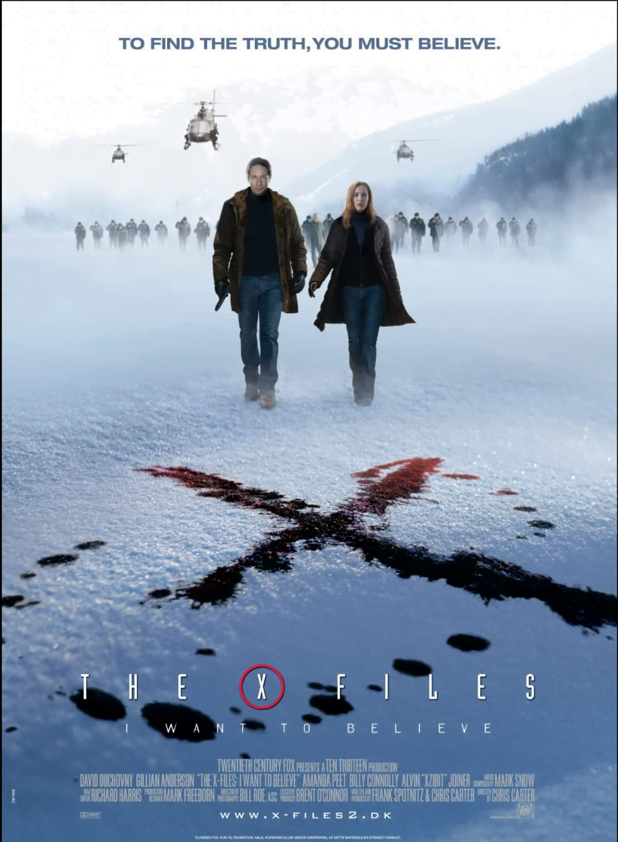 plakát Film Akta X: Chci uvěřit