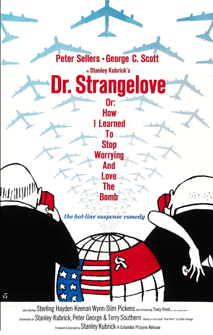 plakát Film Dr. Divnoláska aneb Jak jsem se naučil nedělat si starosti a mít rád bombu