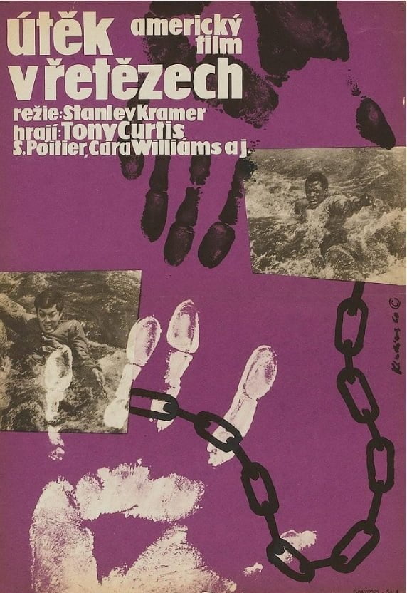 Plakát pro film “Útěk v řetězech”