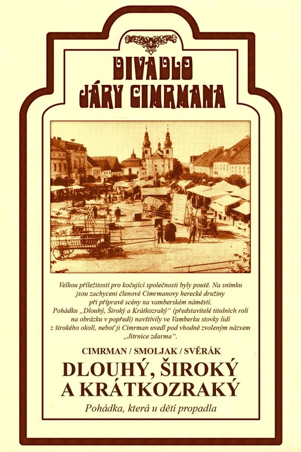 Plakát pro film “Dlouhý, široký a krátkozraký”
