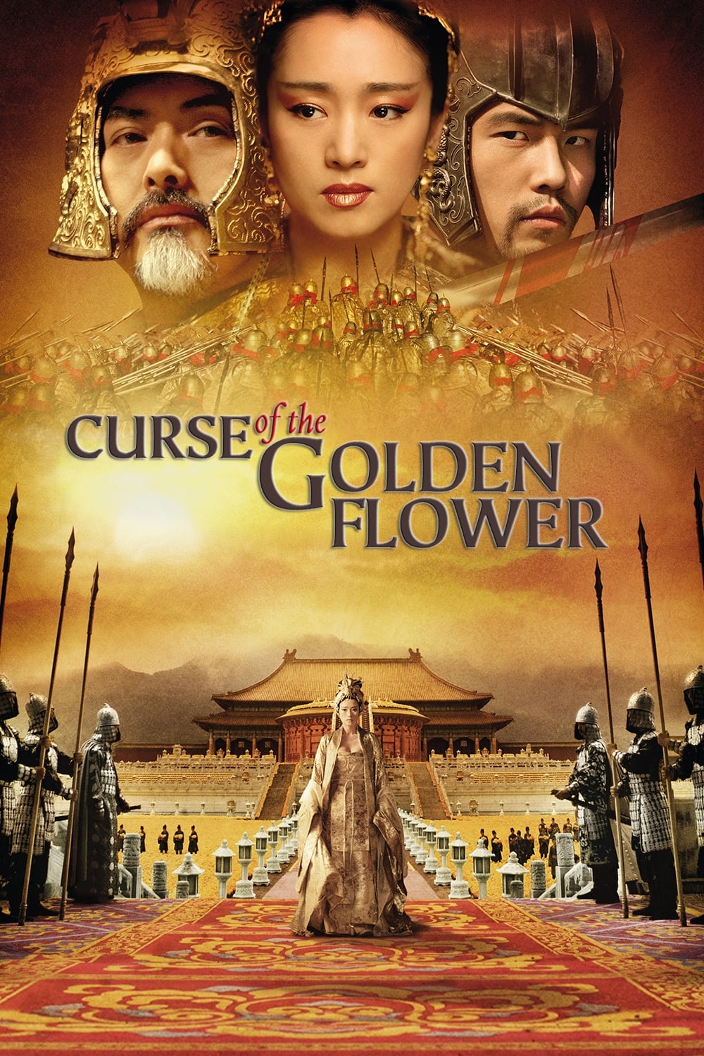 Plakát pro film “Kletba zlatého květu”