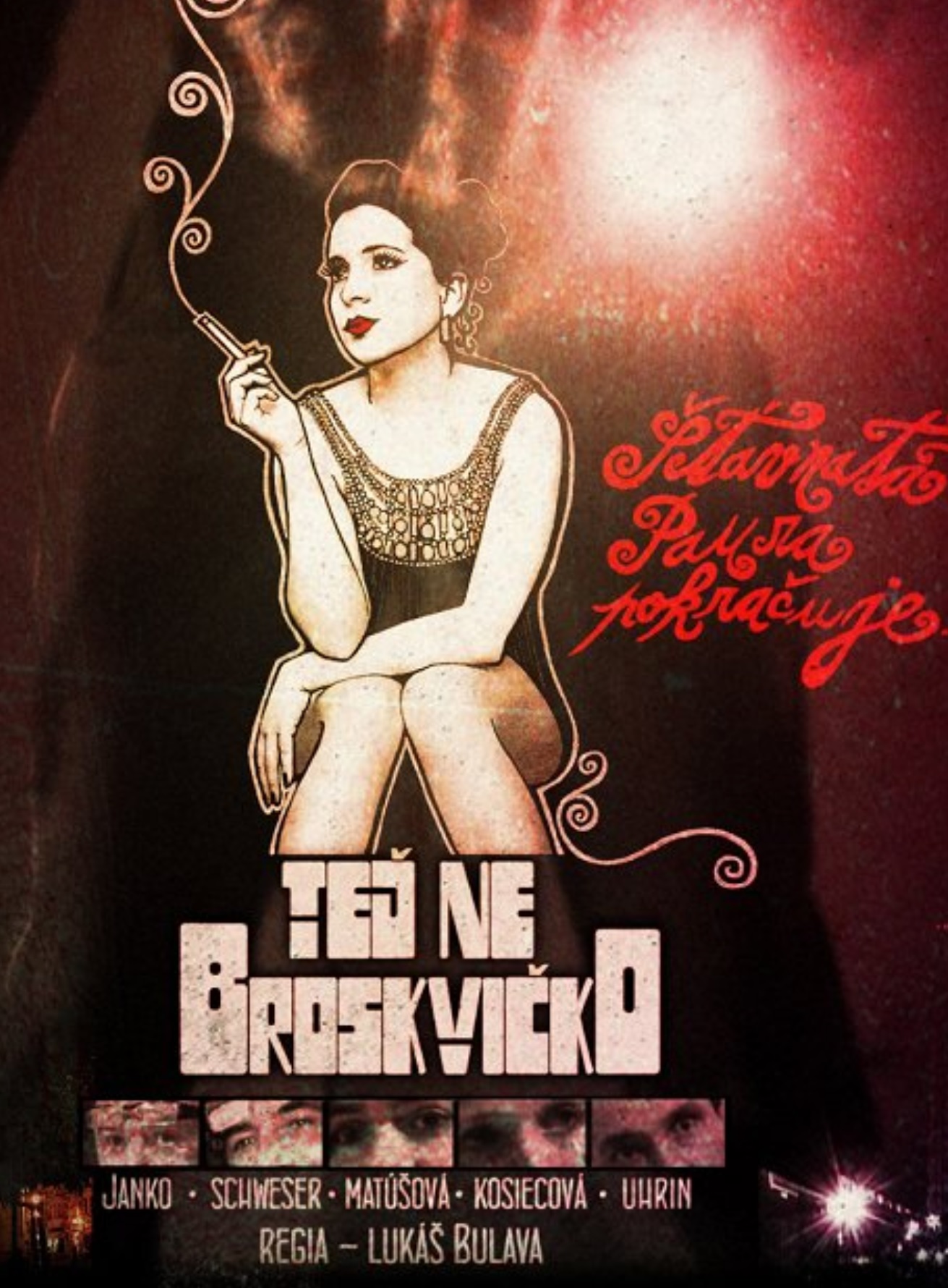 Plakát pro film “Teď ne, Broskvičko”