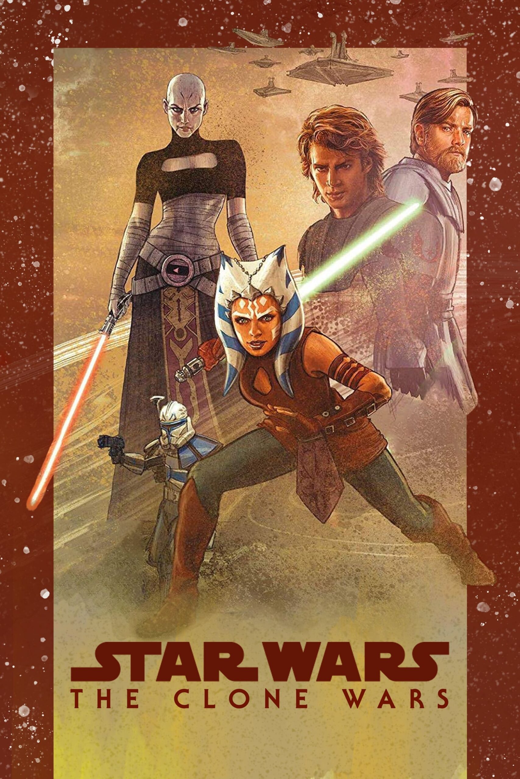Plakát pro film “Star Wars: Klonové války”