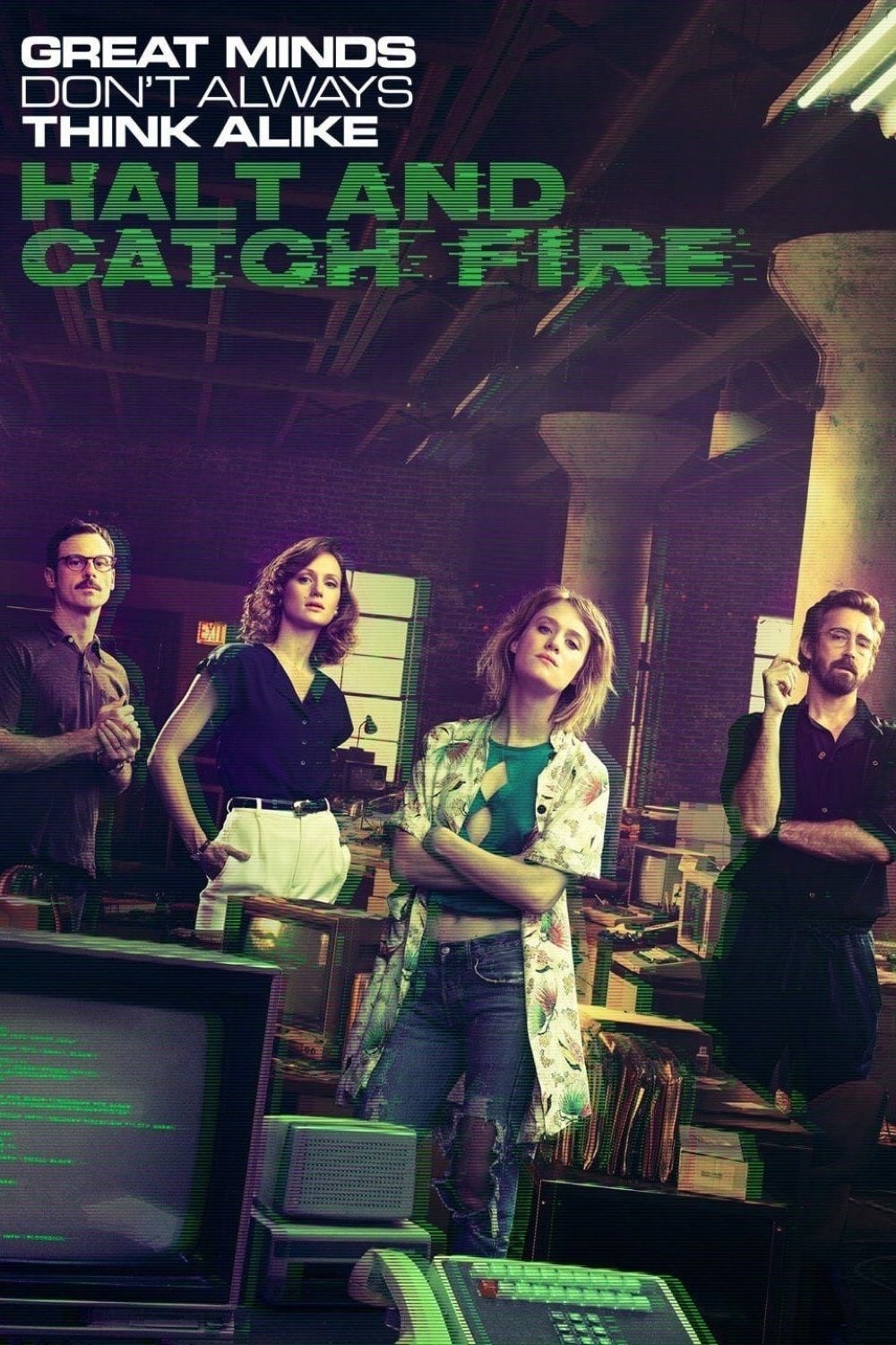 Plakát pro film “Halt and Catch Fire – PC Rebelové”