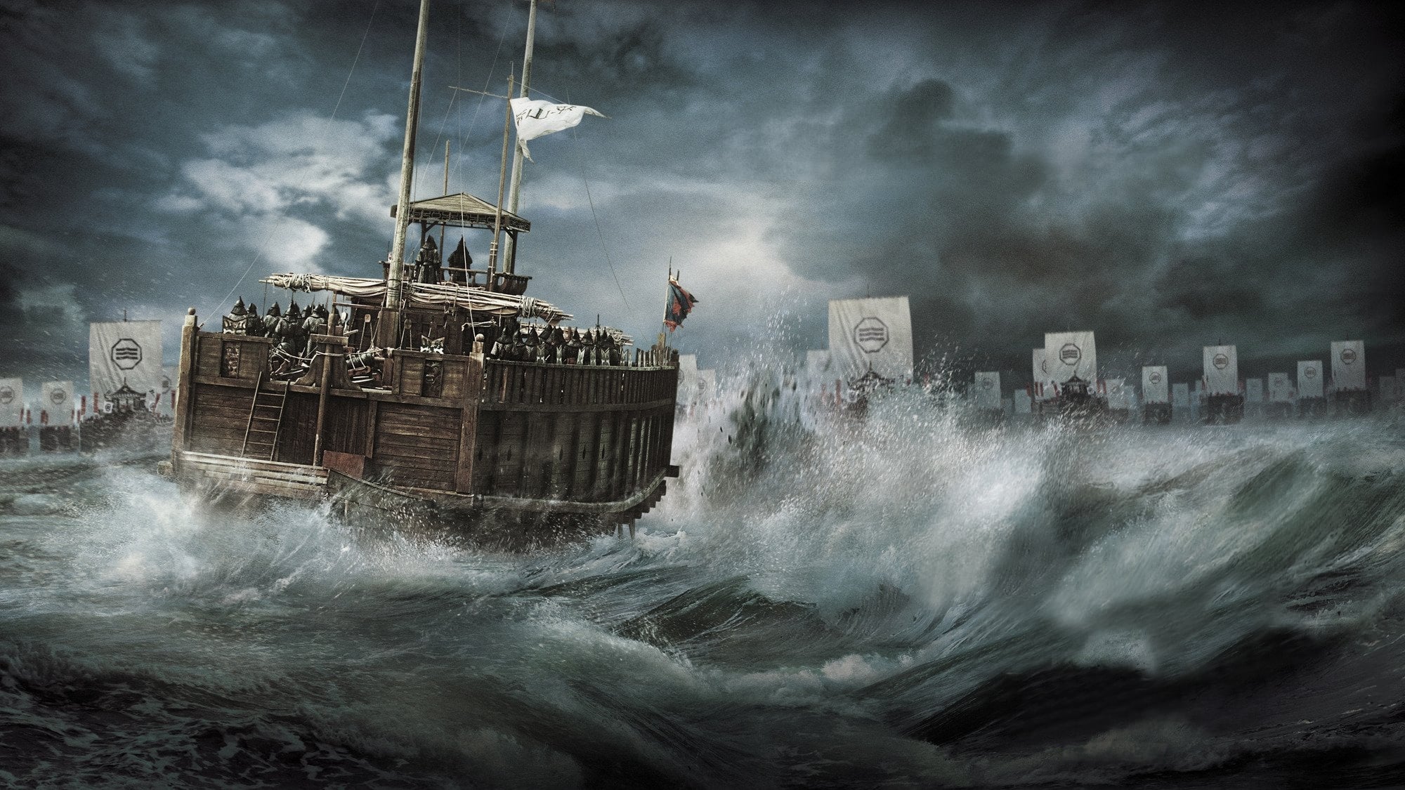 Tapeta filmu 1597: bitva u Myeongryang / The Admiral: Roaring Currents (2014)