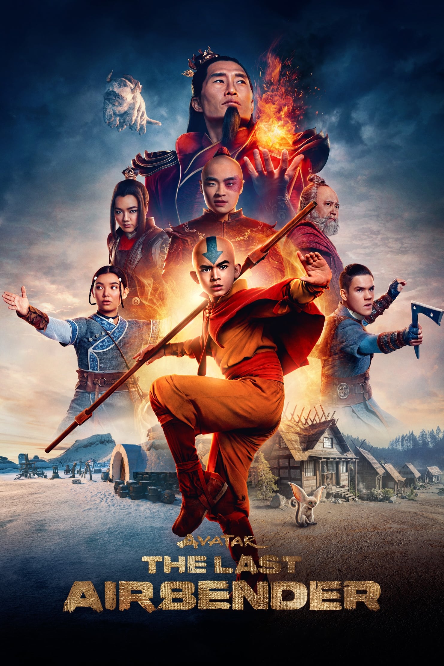 Plakát pro film “Avatar: Legenda o Aangovi”