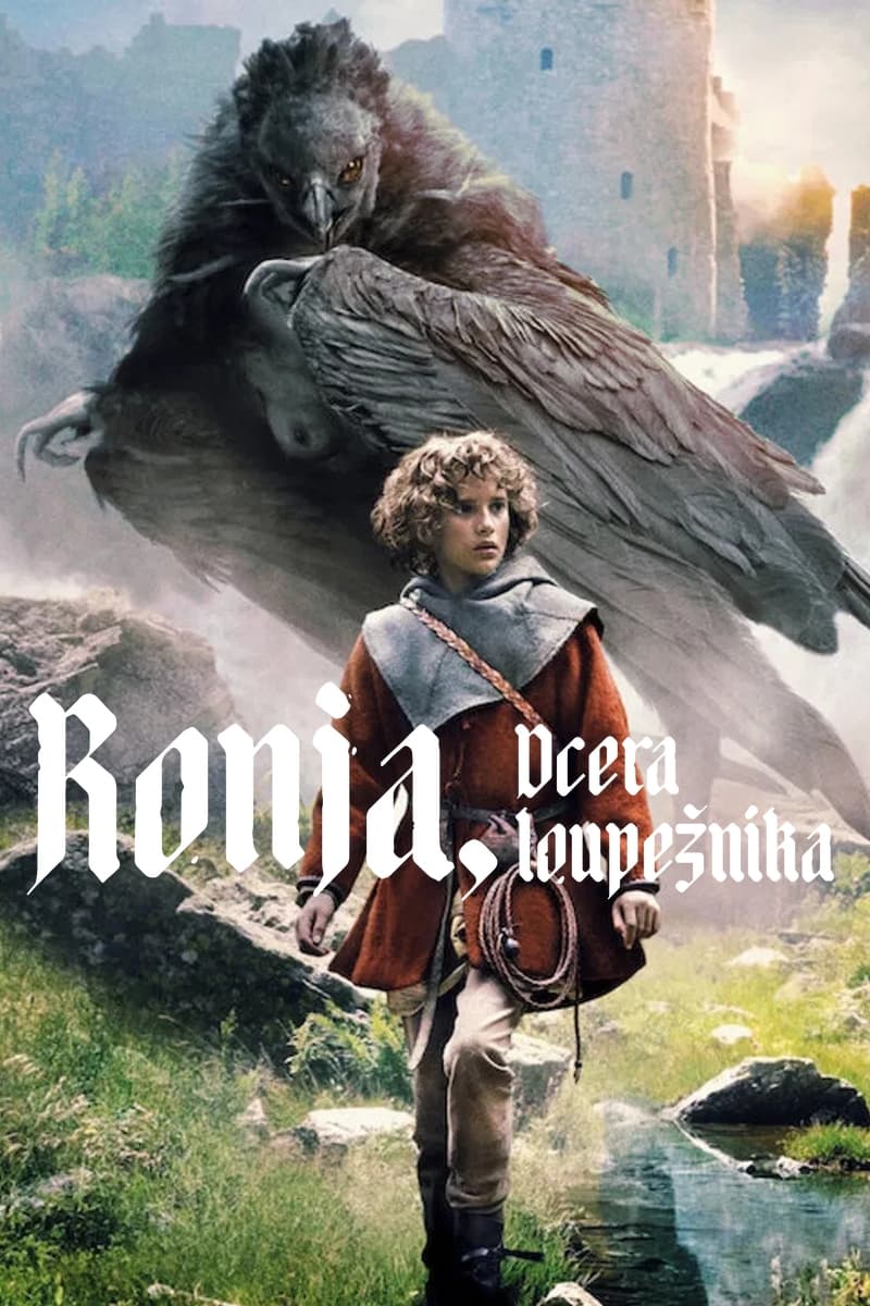 Plakát pro film “Ronja, dcera loupežníka”