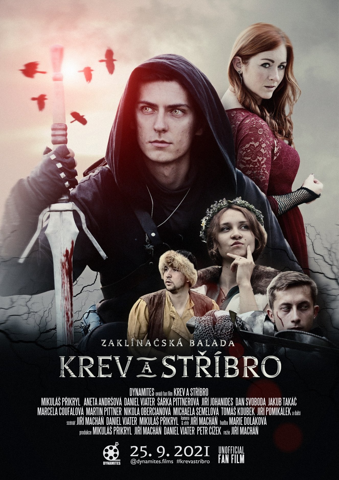 Plakát pro film “Krev a stříbro”