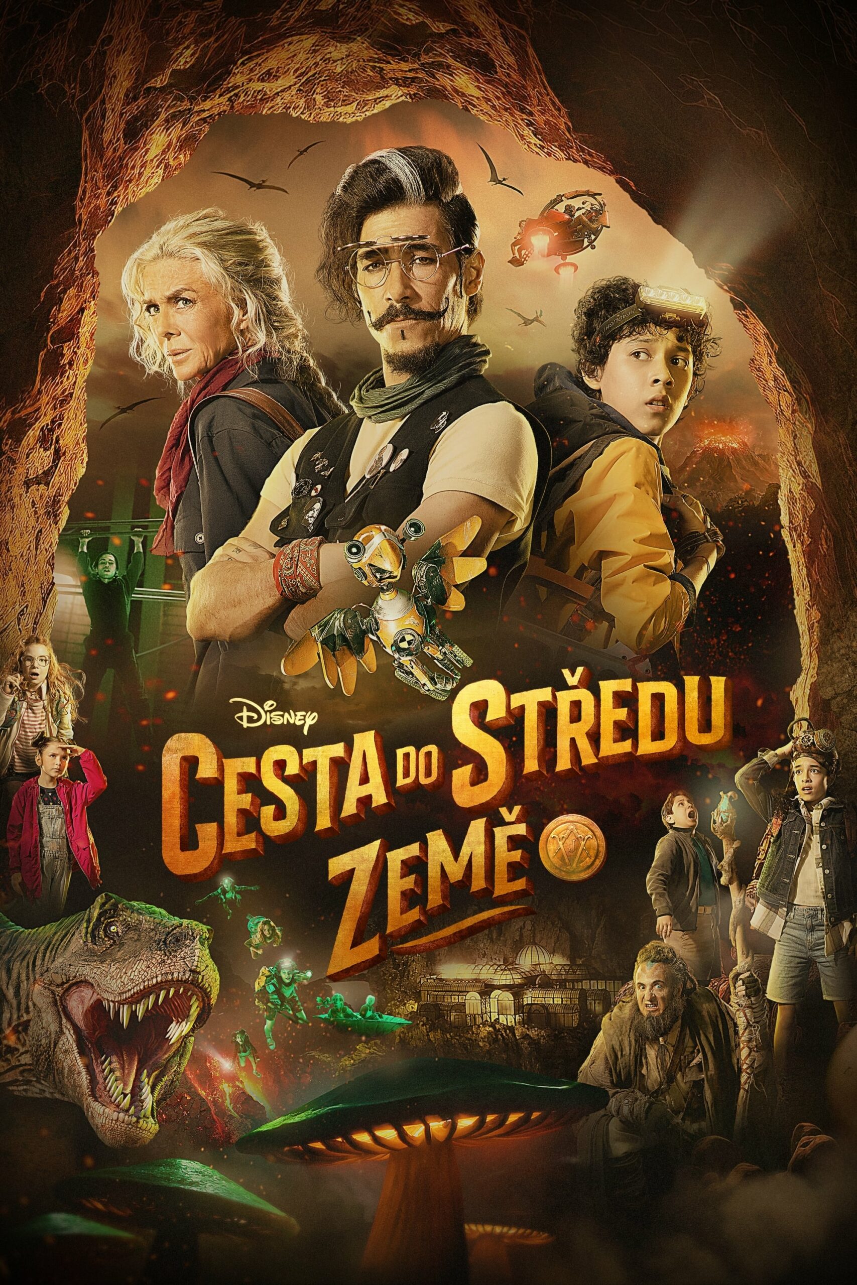 Plakát pro film “Cesta do středu Země”