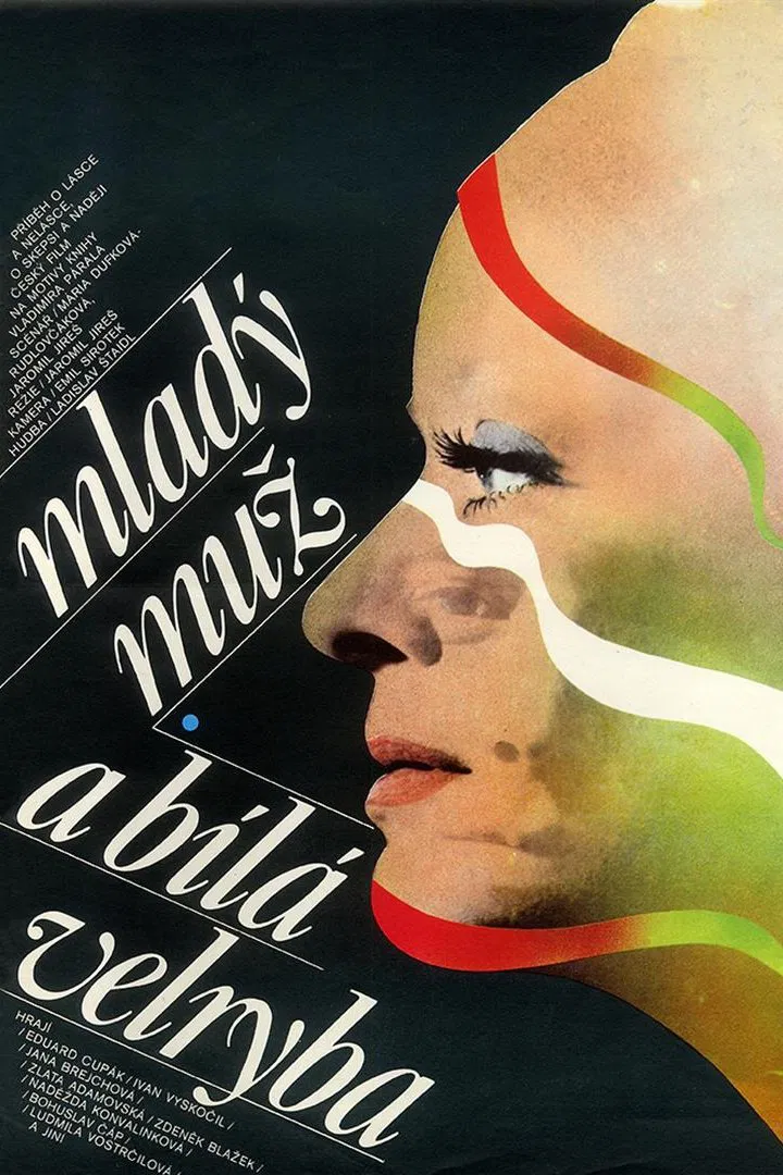 Plakát pro film “Mladý muž a bílá velryba”