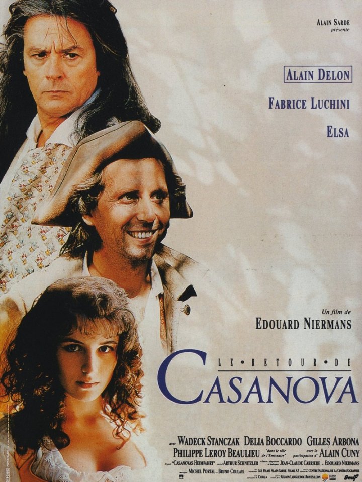 Plakát pro film “Návrat Casanovy”