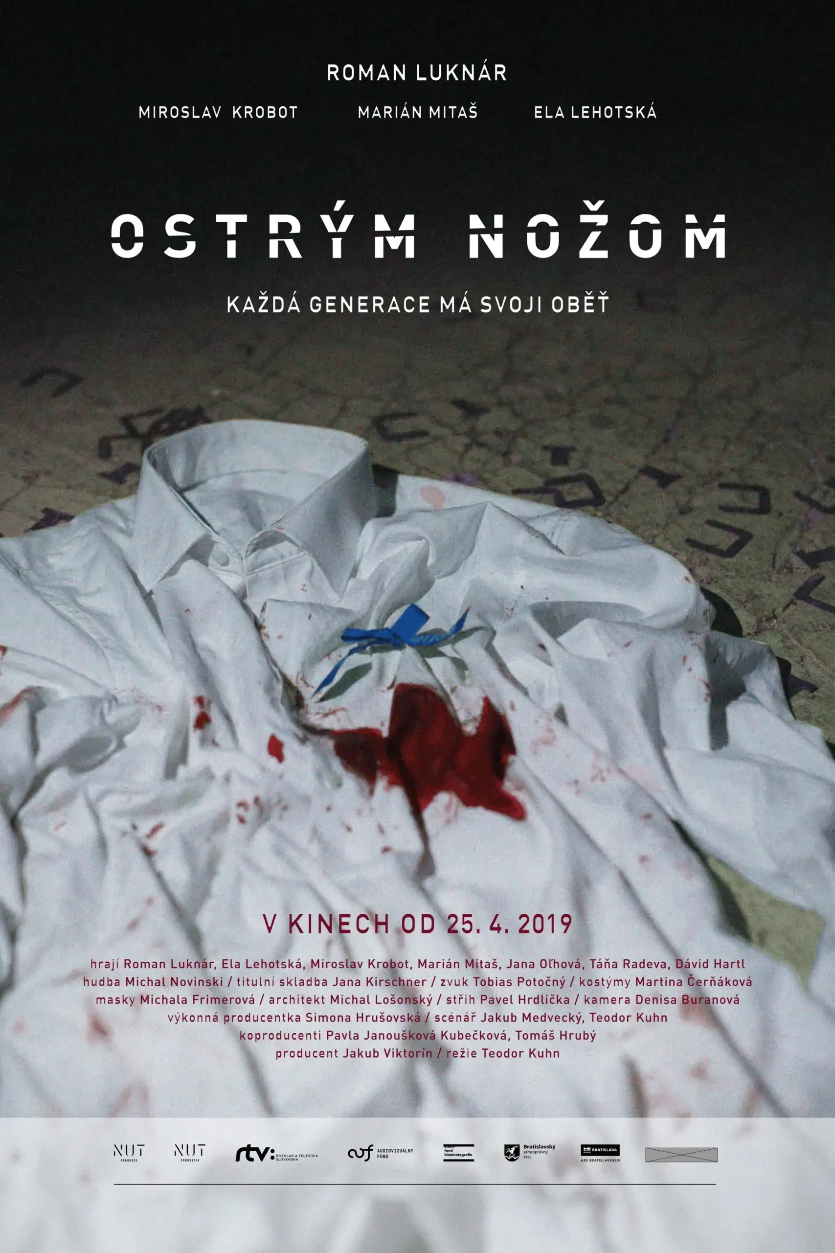 Plakát pro film “Ostrým nožem”