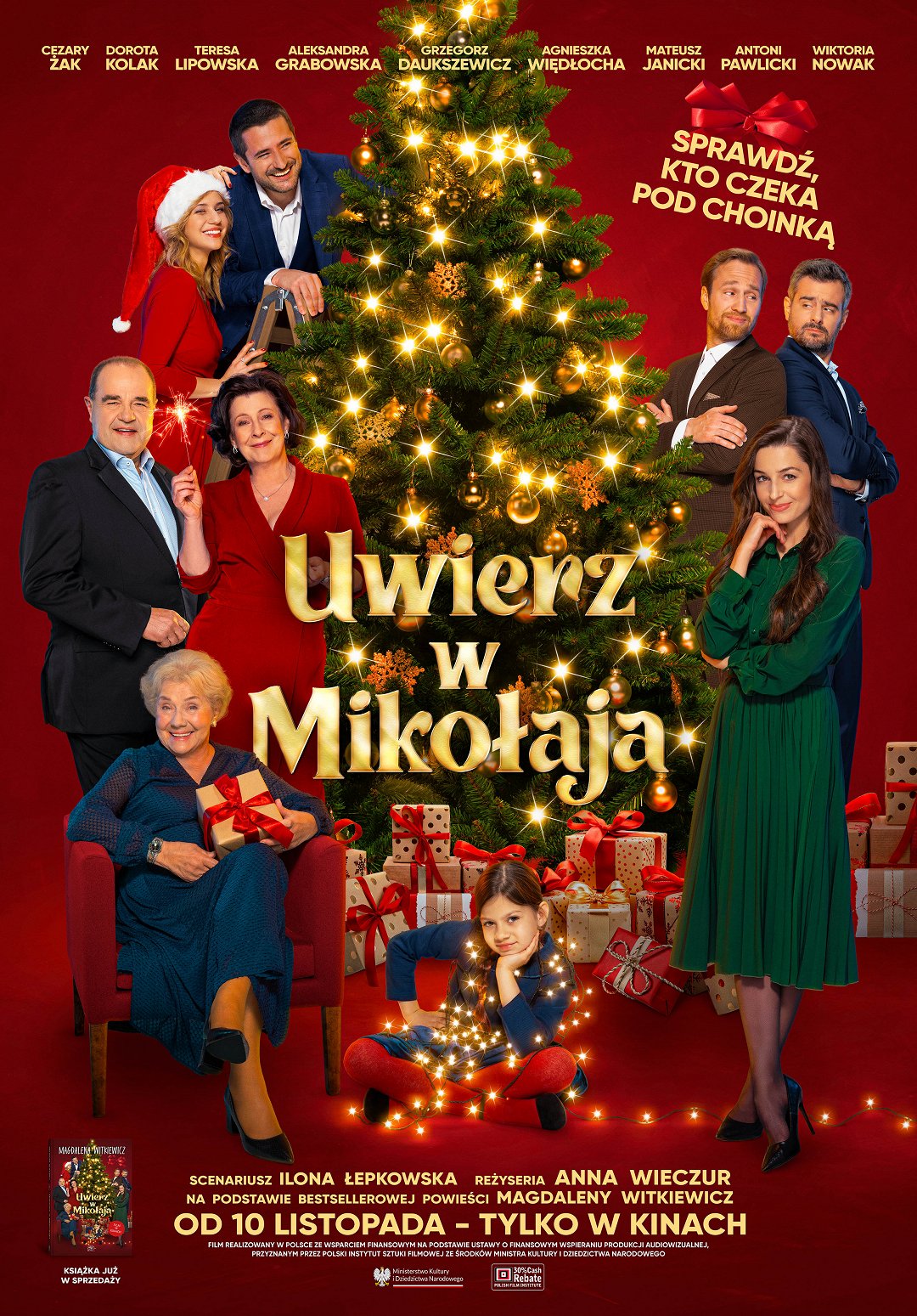 Plakát pro film “Uvěř v zázrak Vánoc”