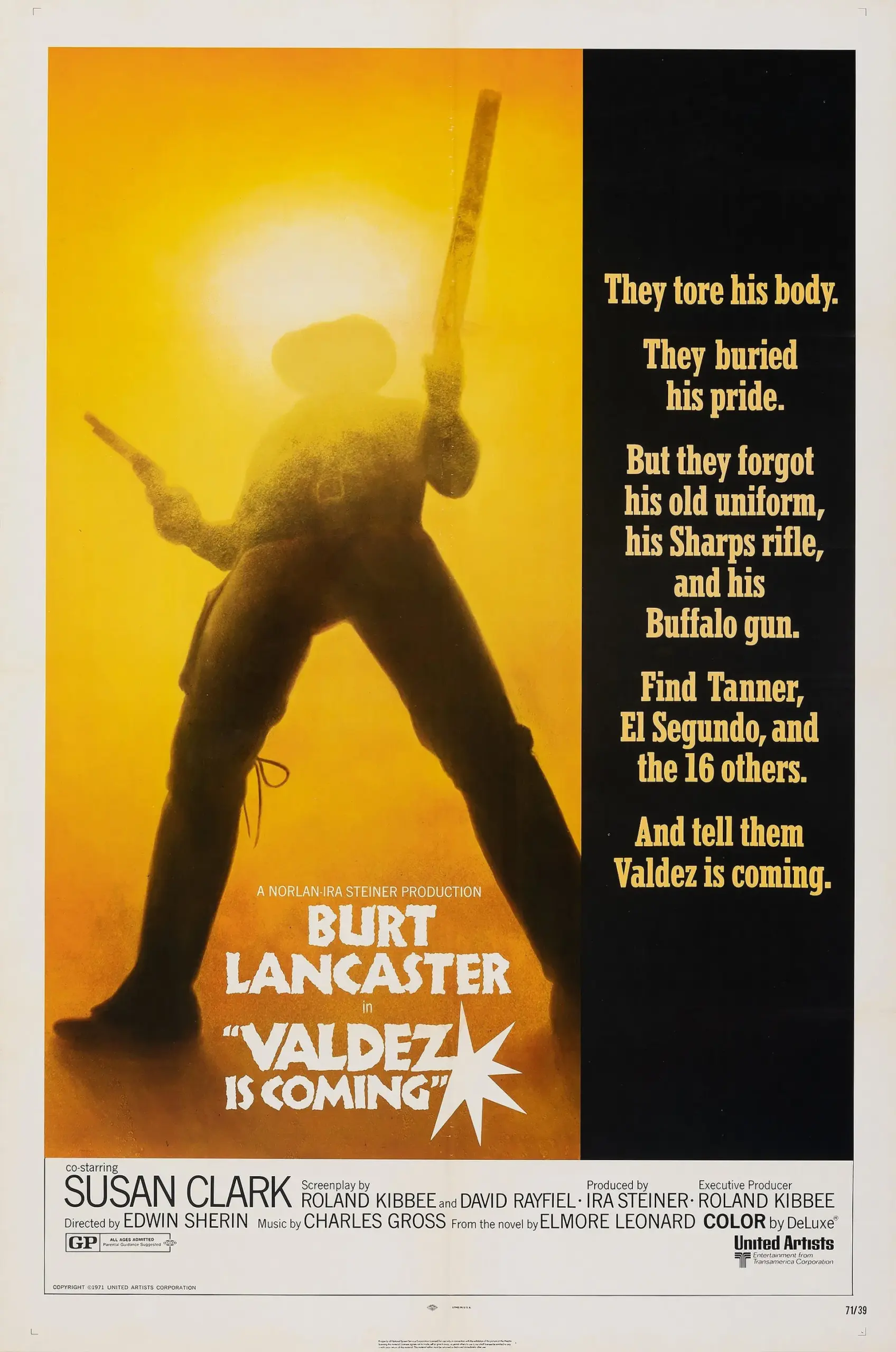 Plakát pro film “Valdez přichází”