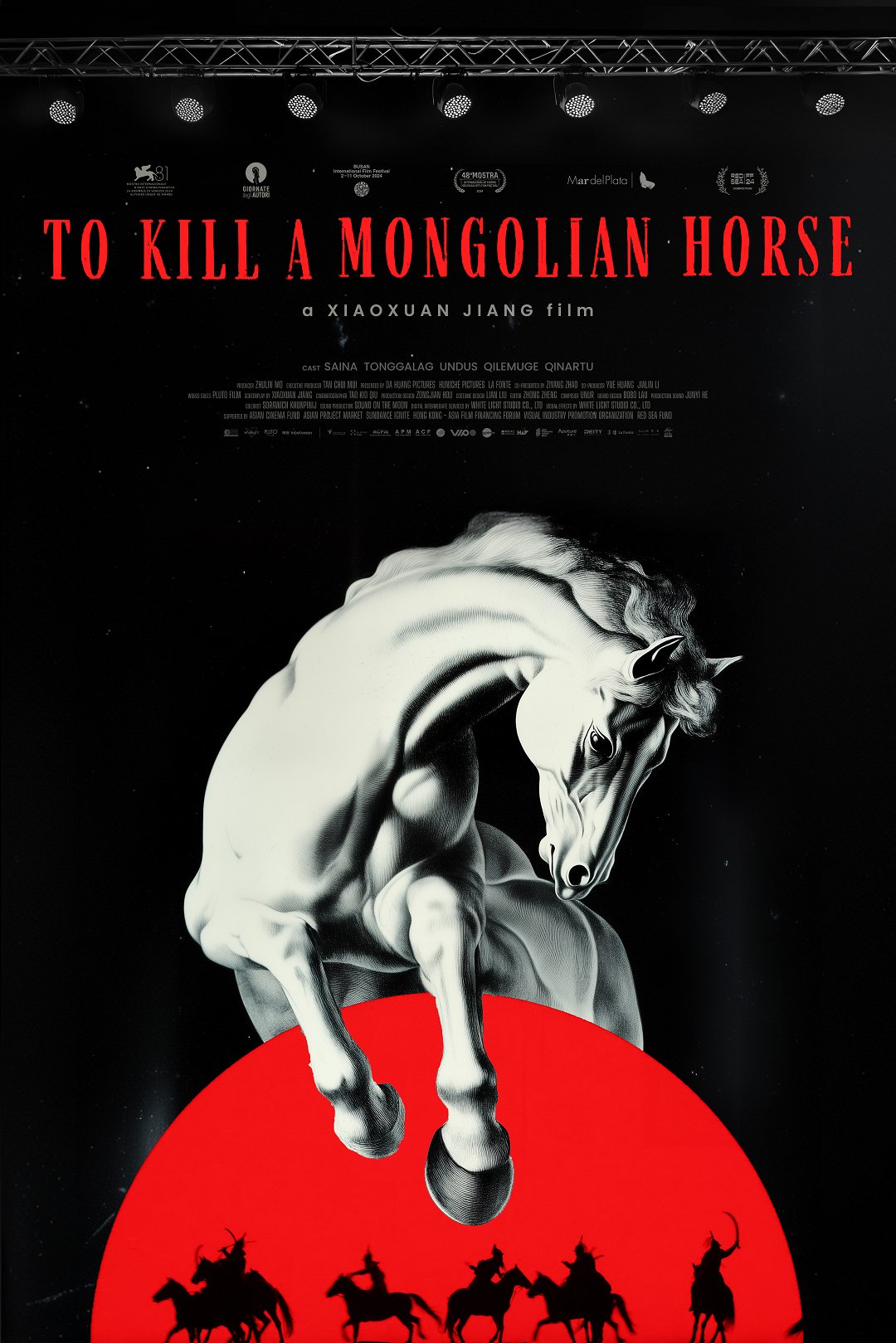 Plakát pro film “Zabití mongolského koně”