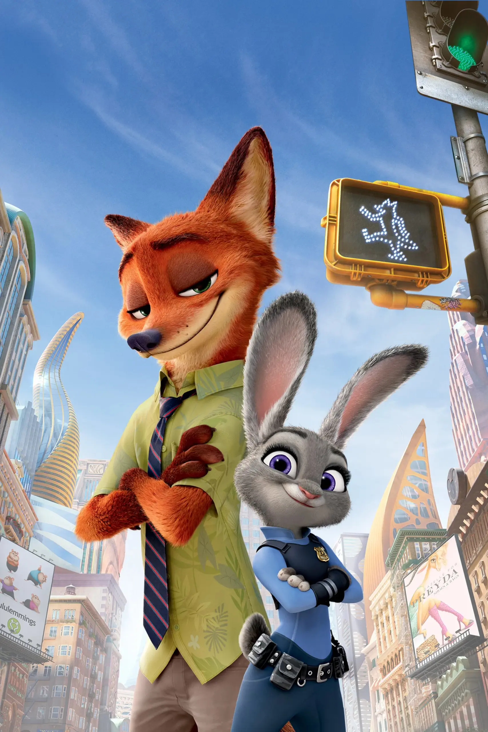 Plakát pro film “Zootropolis: Město zvířat”