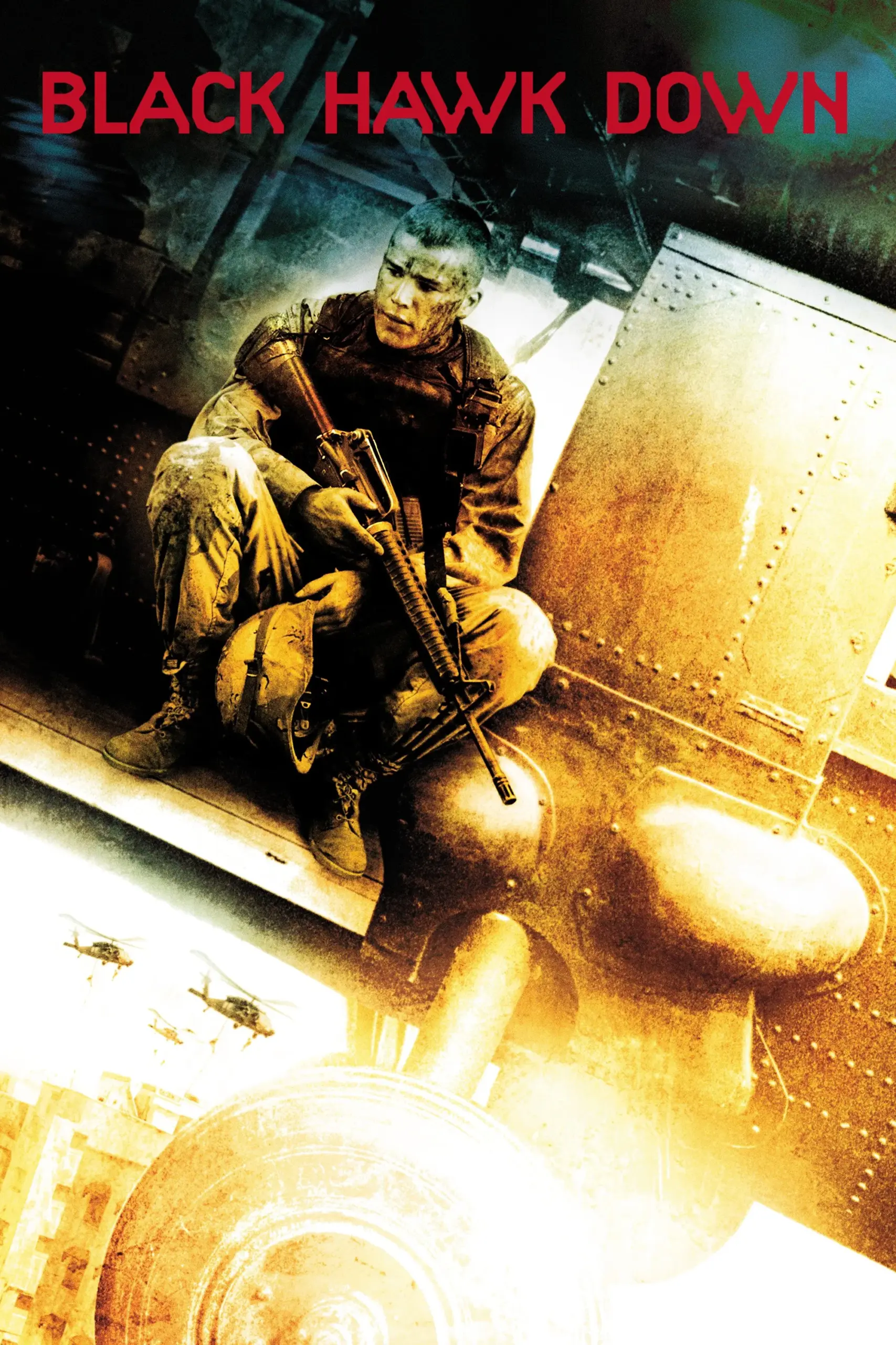 Plakát pro film “Černý jestřáb sestřelen”