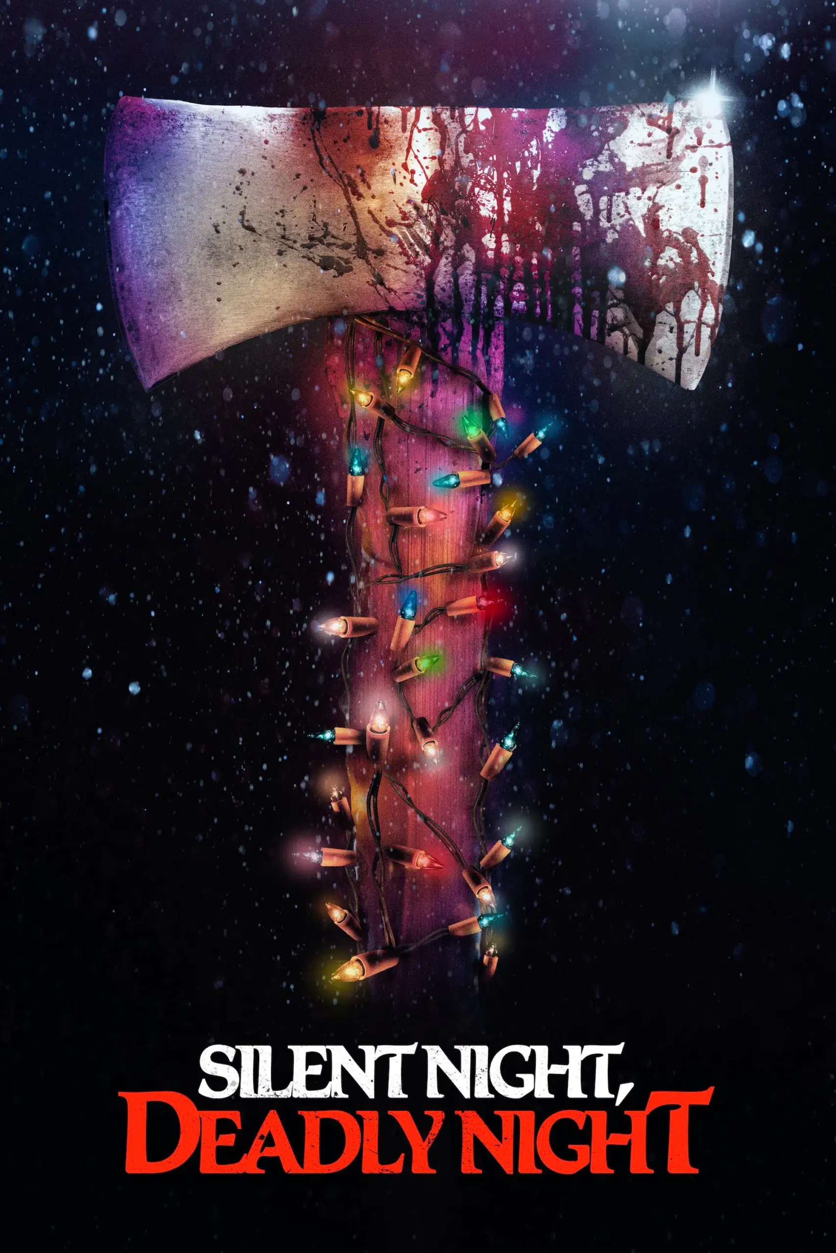 Plakát pro film “Tichá noc, krvavá noc”