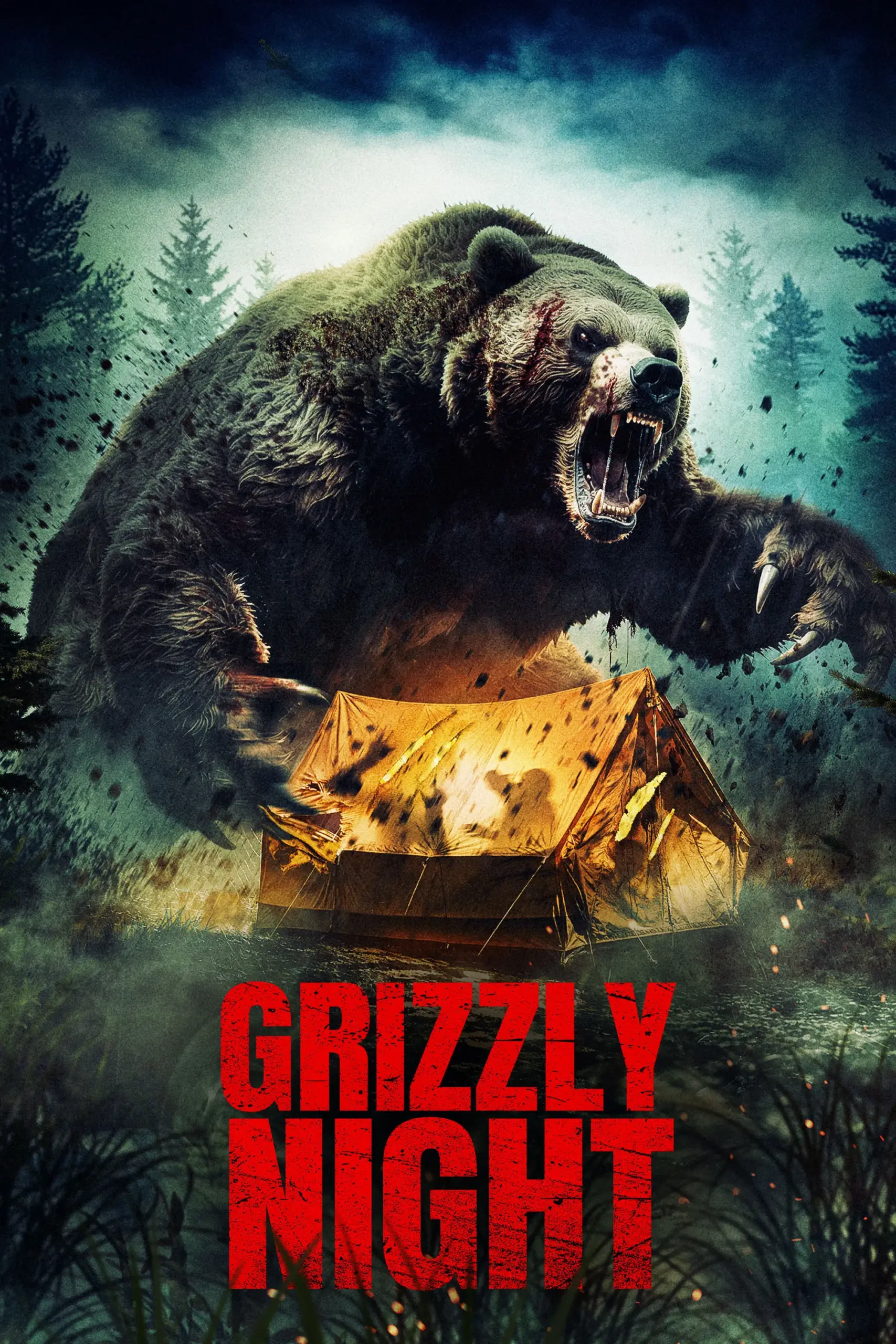 Plakát pro film “Grizzly Night”