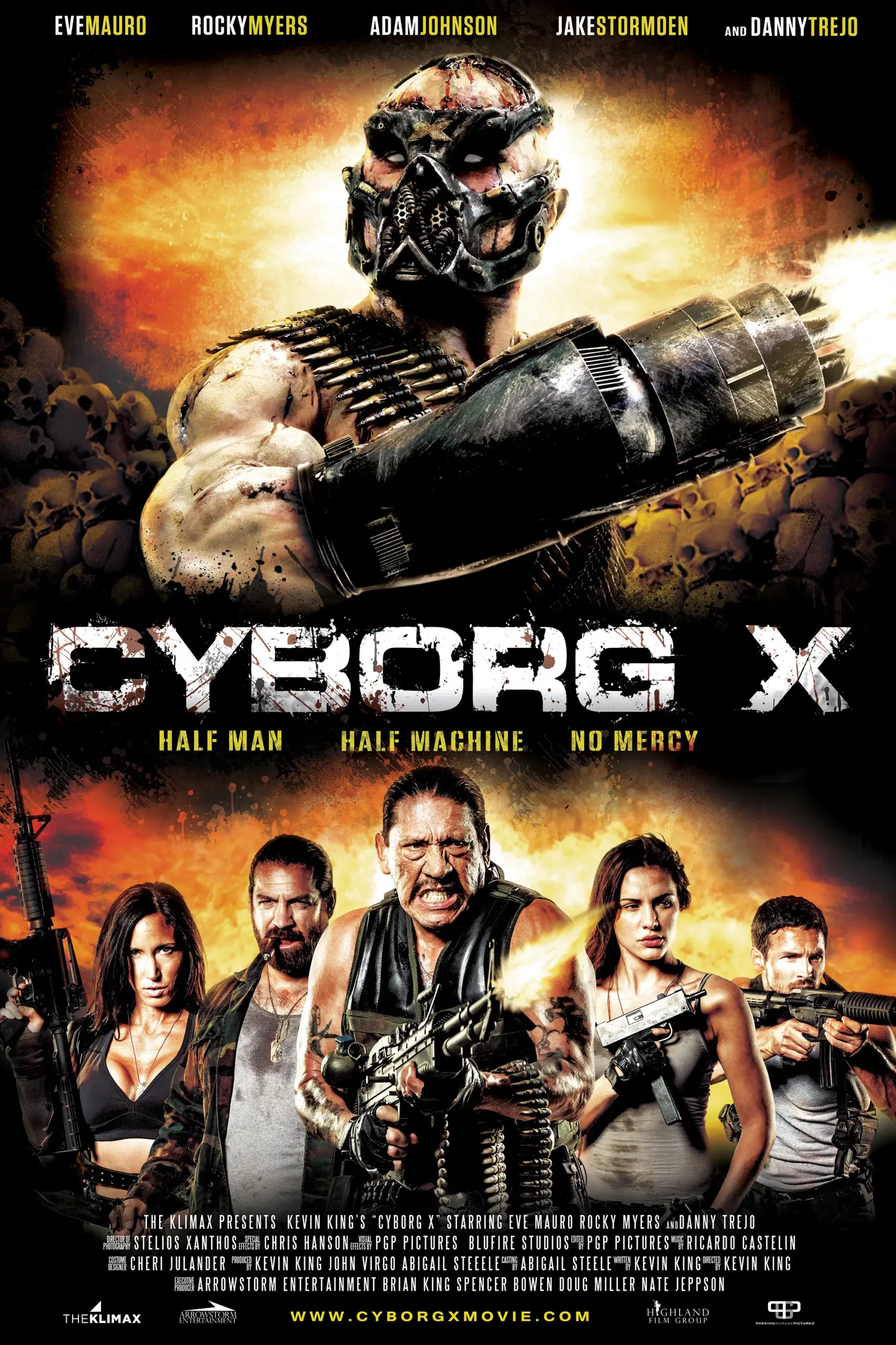 Plakát pro film “Kyborg X”