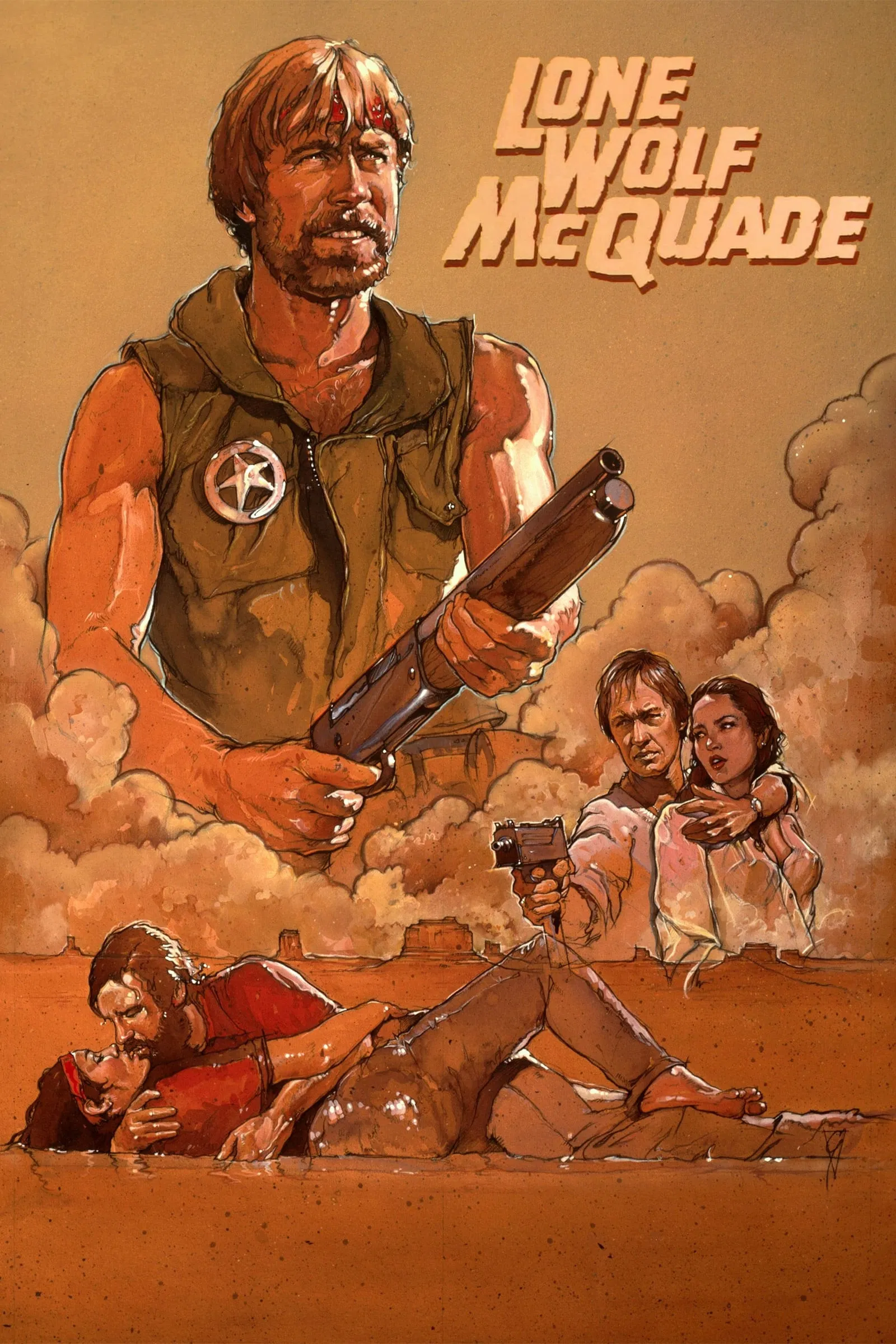 Plakát pro film “Osamělý vlk McQuade”