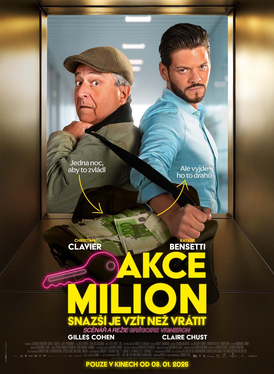 Plakát pro film “Akce Milion”