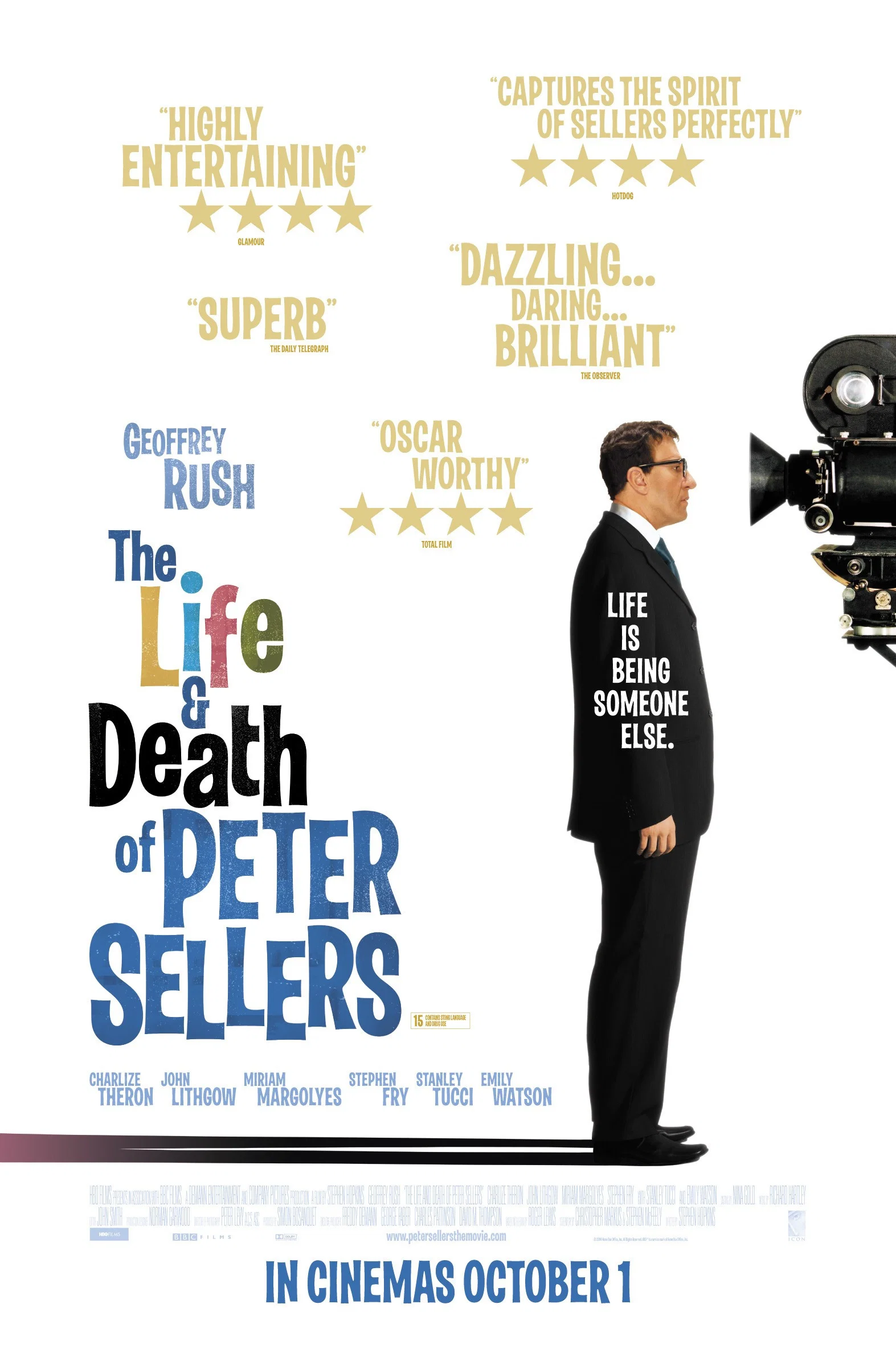 Plakát pro film “Život a smrt Petera Sellerse”