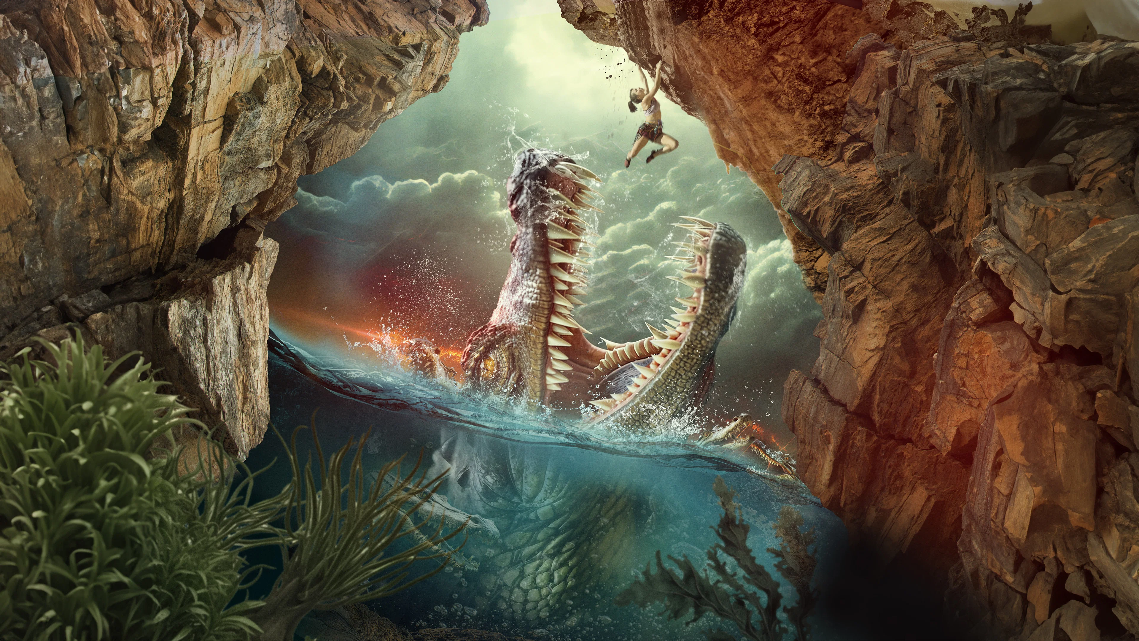 Tapeta filmu Crocodile Swarm / ()