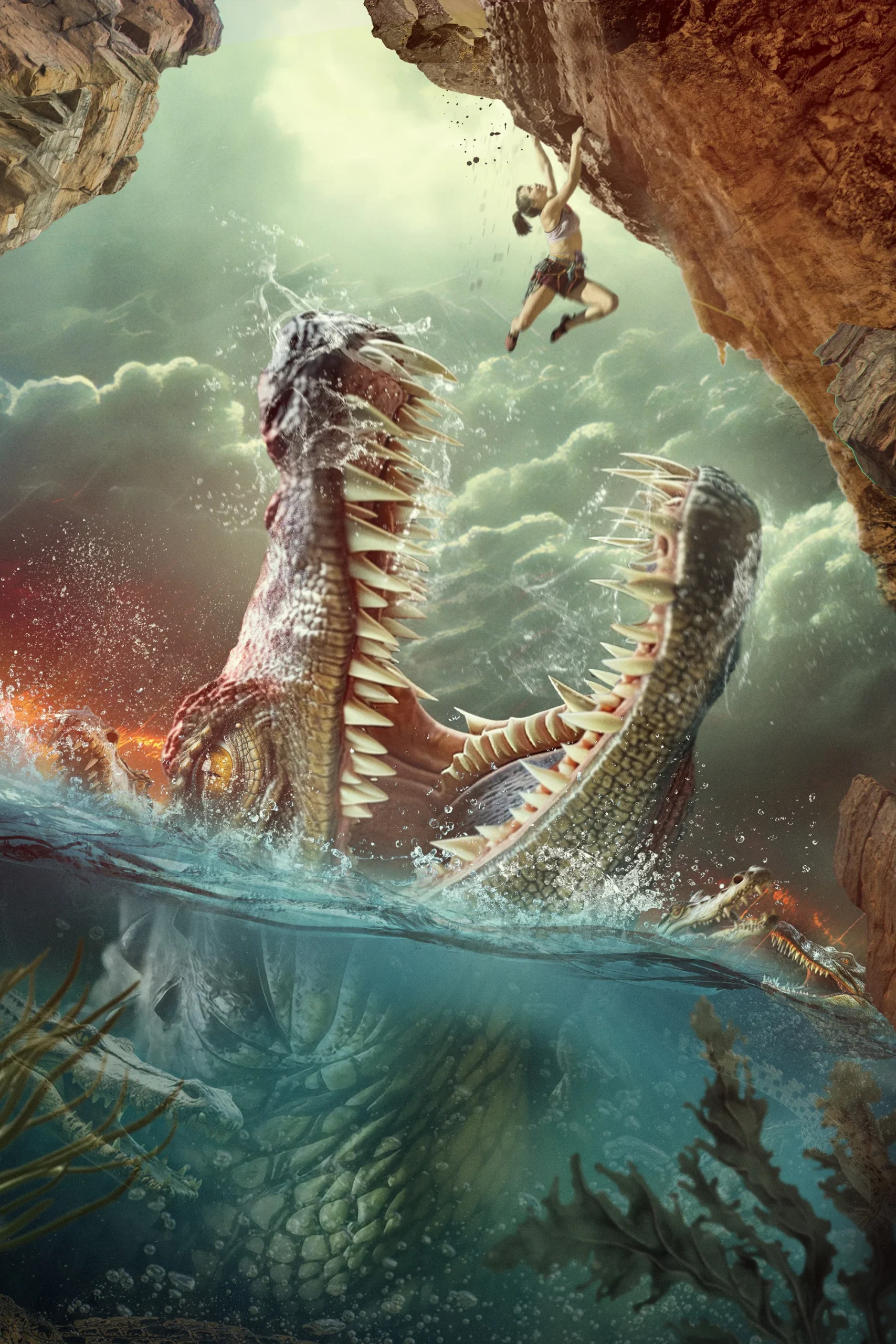 Plakát pro film “Crocodile Swarm”