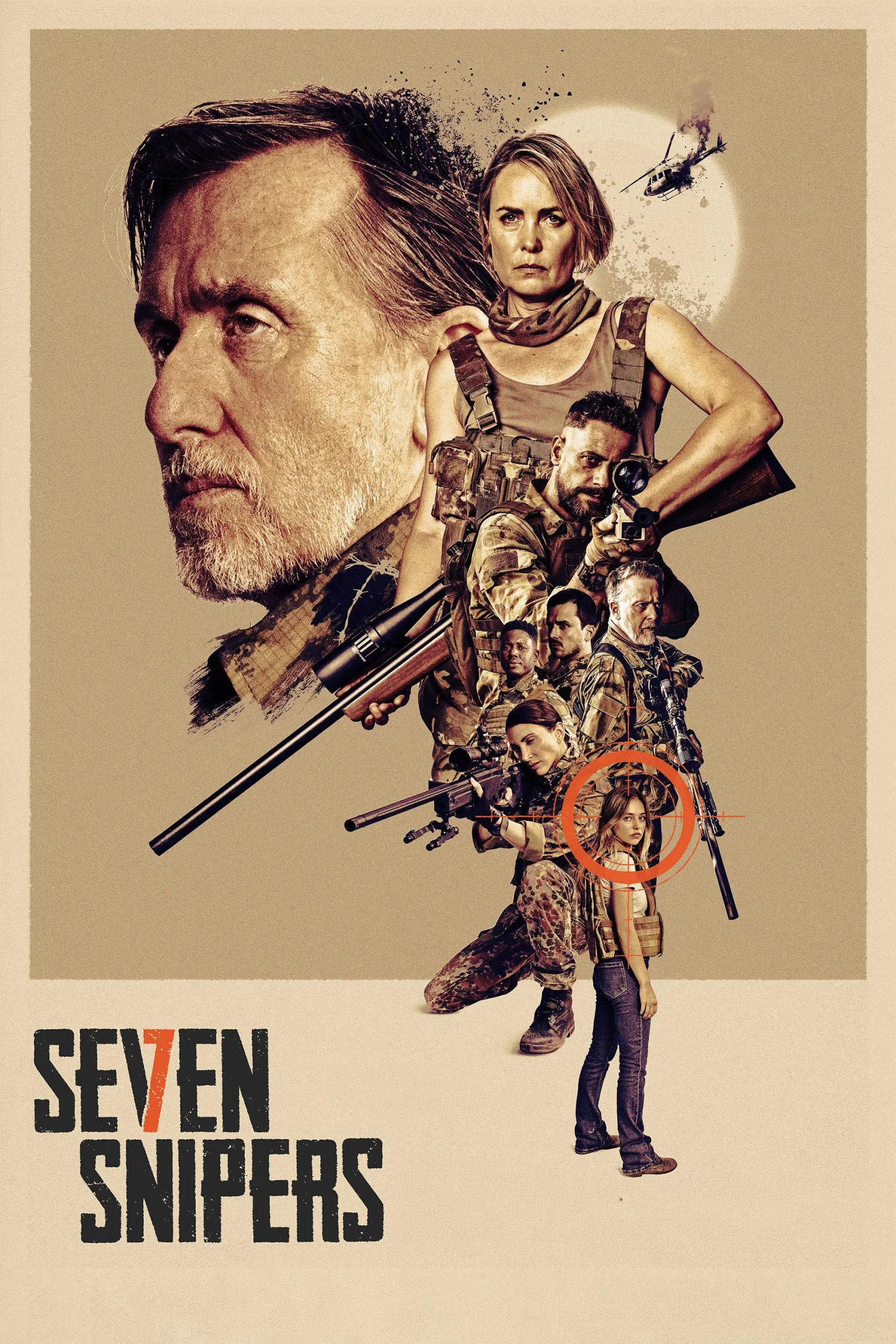 Plakát pro film “Seven Snipers”