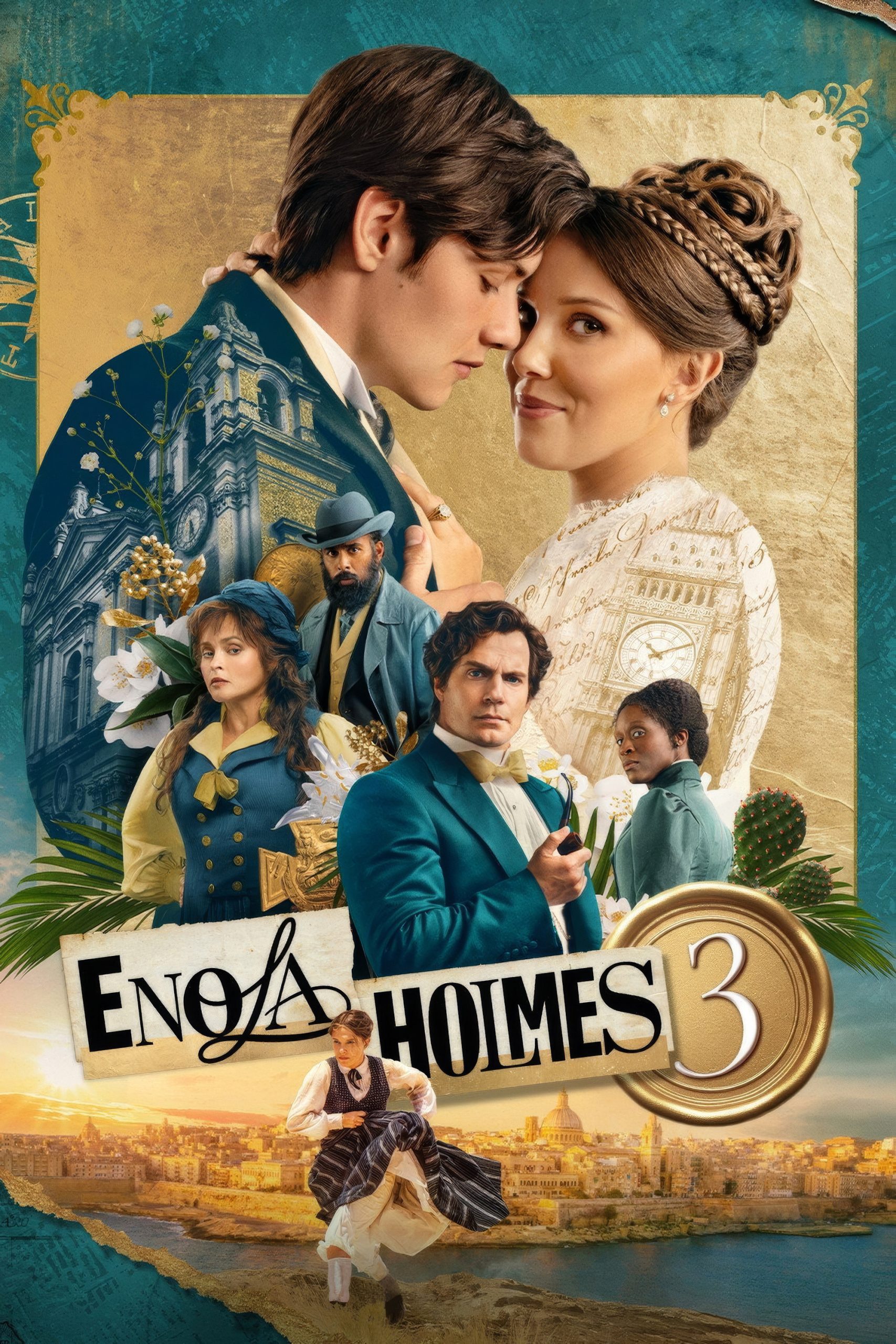 Plakát pro film “Enola Holmesová 3”
