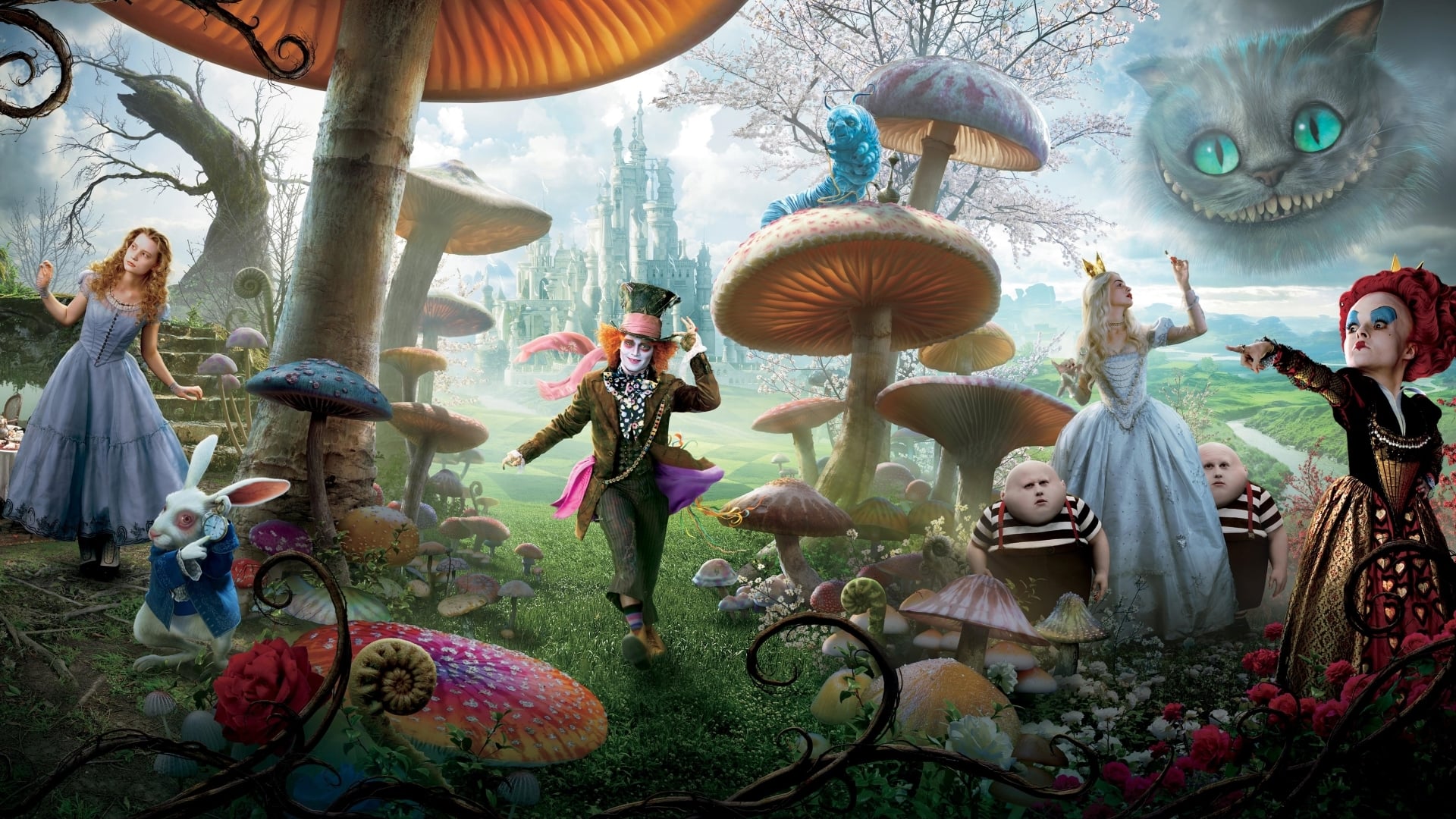 Tapeta filmu Alenka v říši divů / Alice in Wonderland (2010)