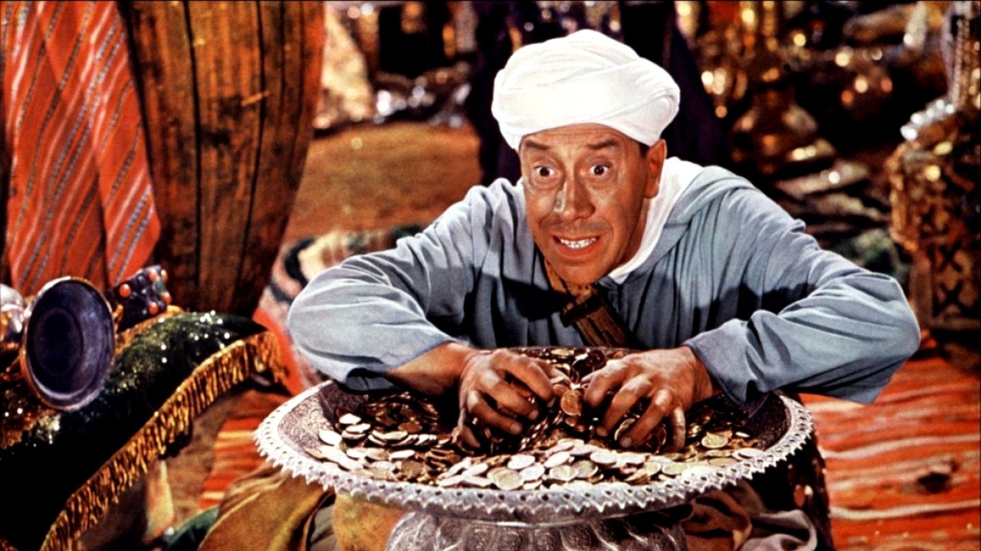 Tapeta filmu Ali – Baba a 40 loupežníků / Ali Baba and the Forty Thieves (1954)