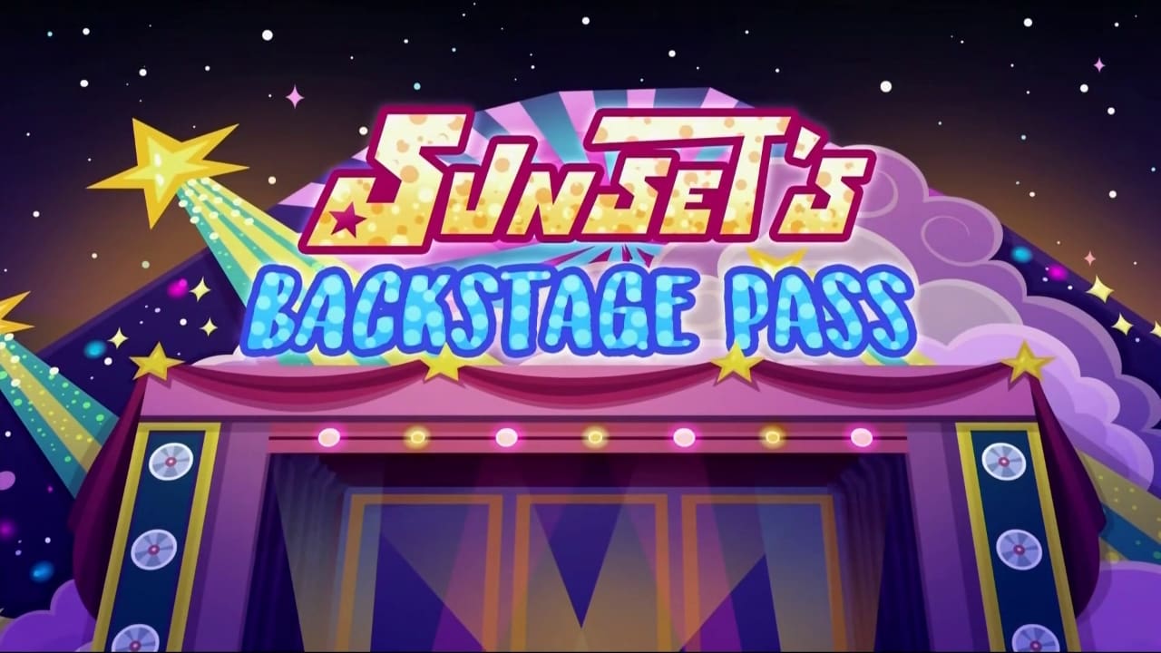 Tapeta filmu My Little Pony: Equestria Girls – Sansetina vstupenka do zákulisí / My Little Pony: Equestria Girls - Sunset's Backstage Pass (2019)