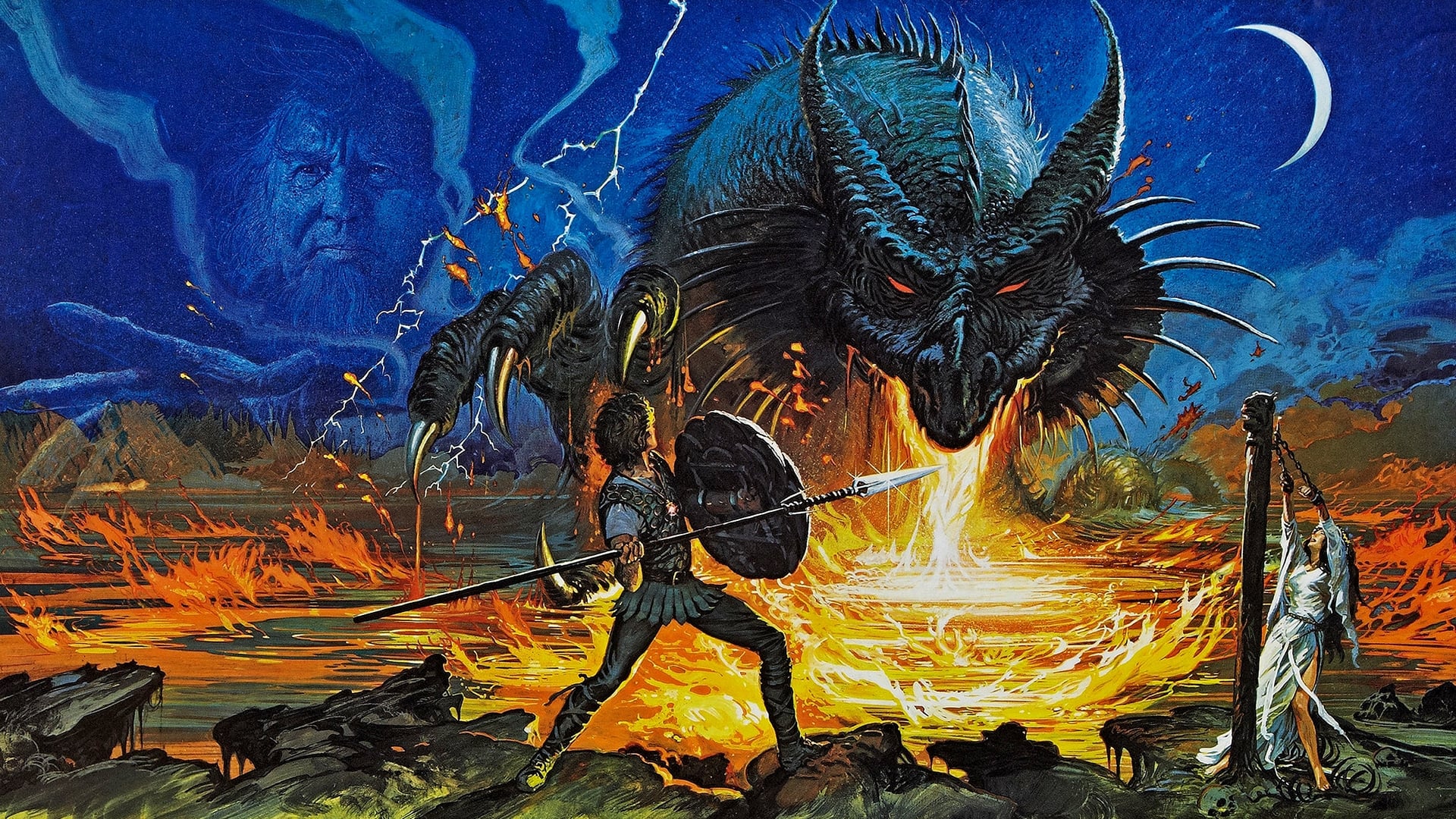 Tapeta filmu Drakobijce / Dragonslayer (1981)