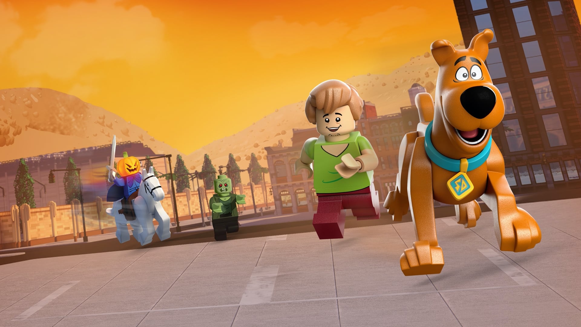 Tapeta filmu Lego Scooby: Strašidelný Hollywood / Lego Scooby-Doo!: Haunted Hollywood (2016)