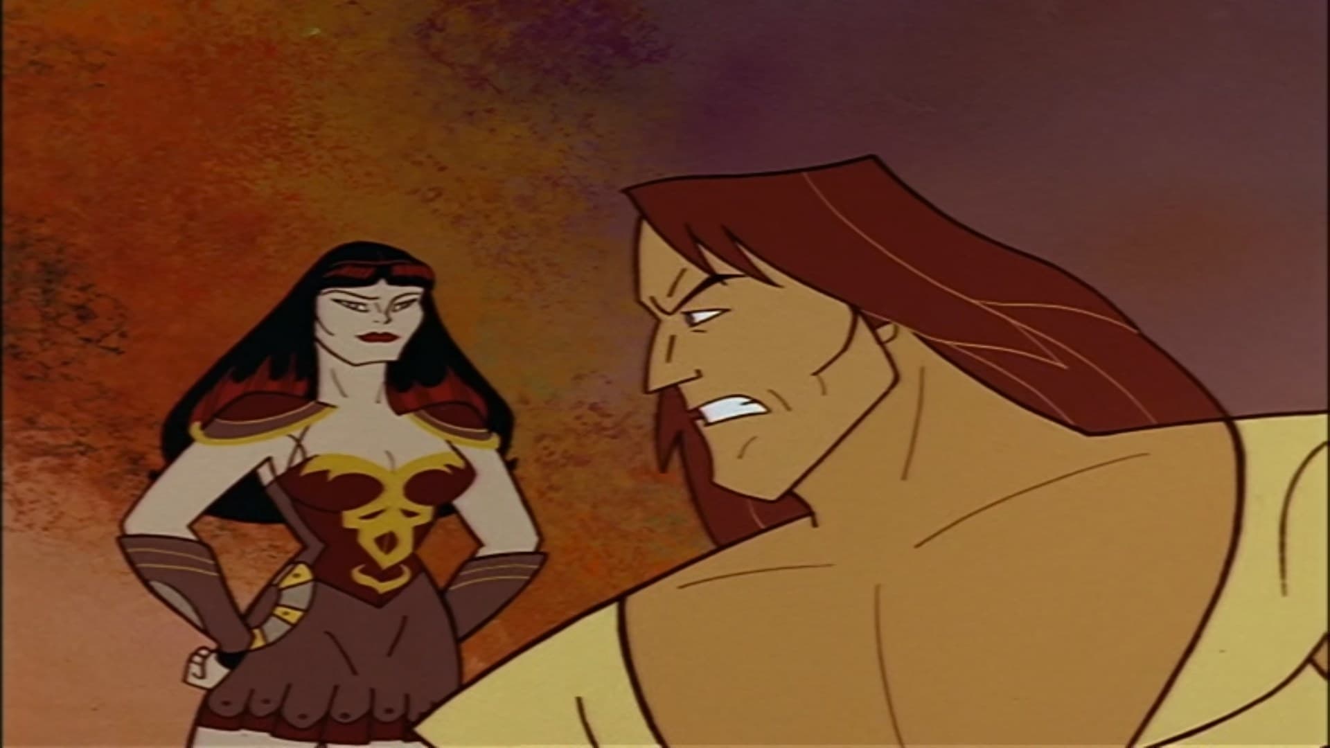 Tapeta filmu Herkules a Xena: Bitva o Olymp / Hercules and Xena - The Animated Movie: The Battle for Mount Olympus (1998)