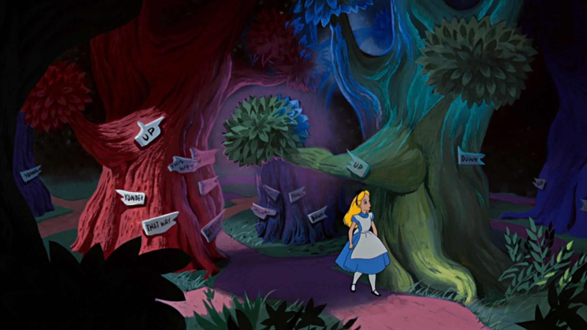 Tapeta filmu Alenka v říši divů / Alice in Wonderland (1951)