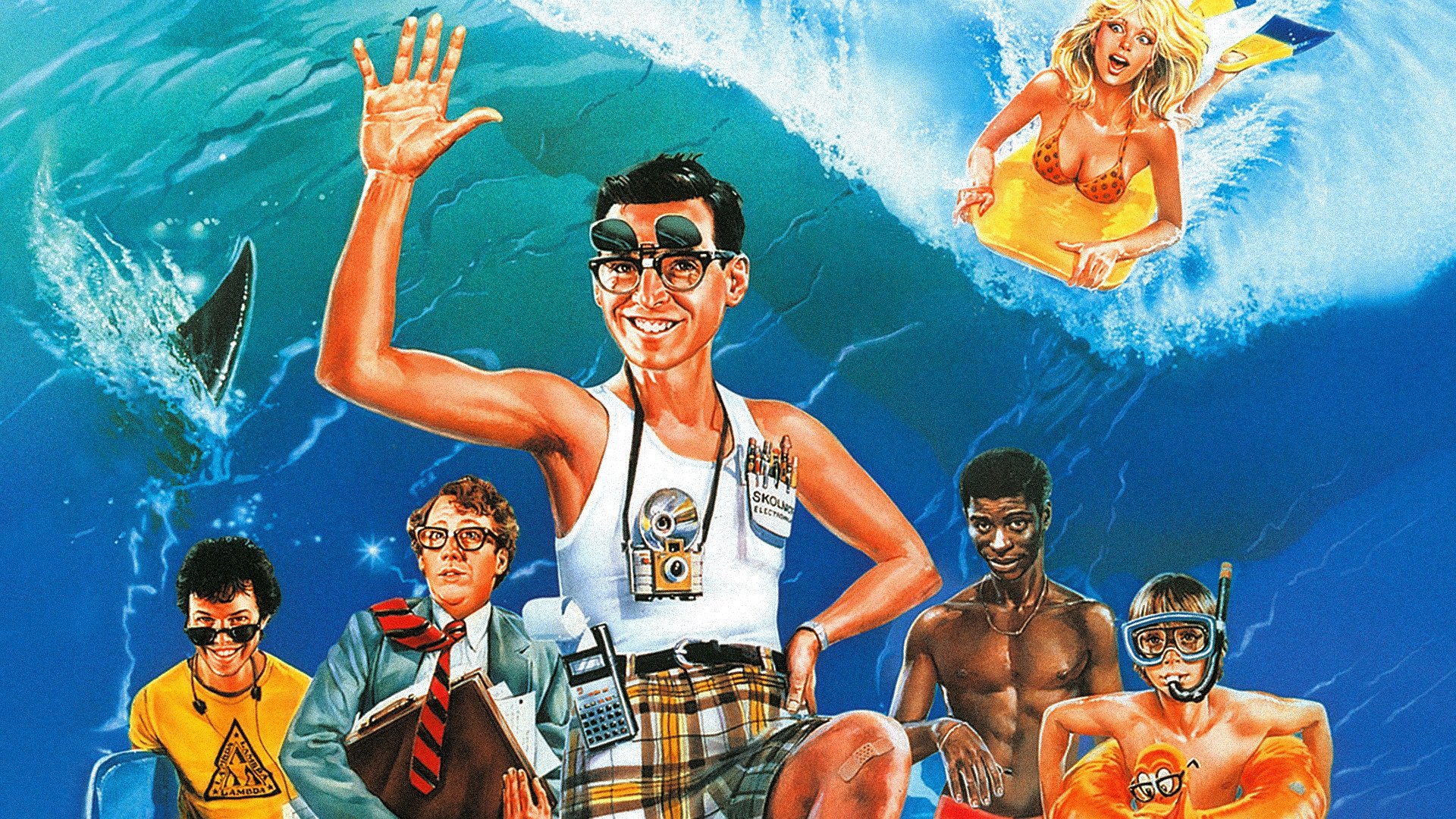 Tapeta filmu Pomsta šprtů 2: Šprti v ráji / Revenge of the Nerds II: Nerds in Paradise (1987)