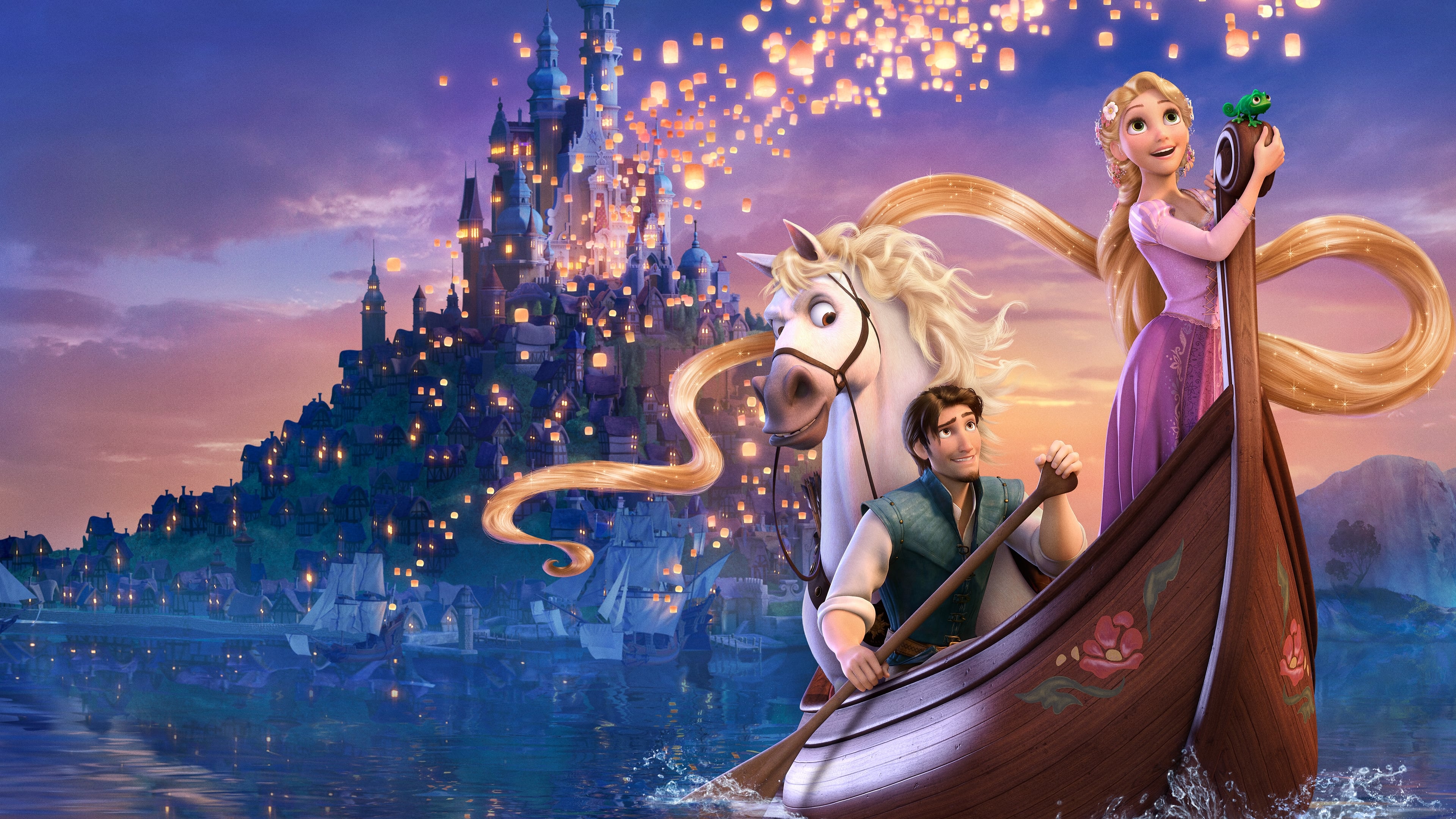 Tapeta filmu Na vlásku / Tangled (2010)