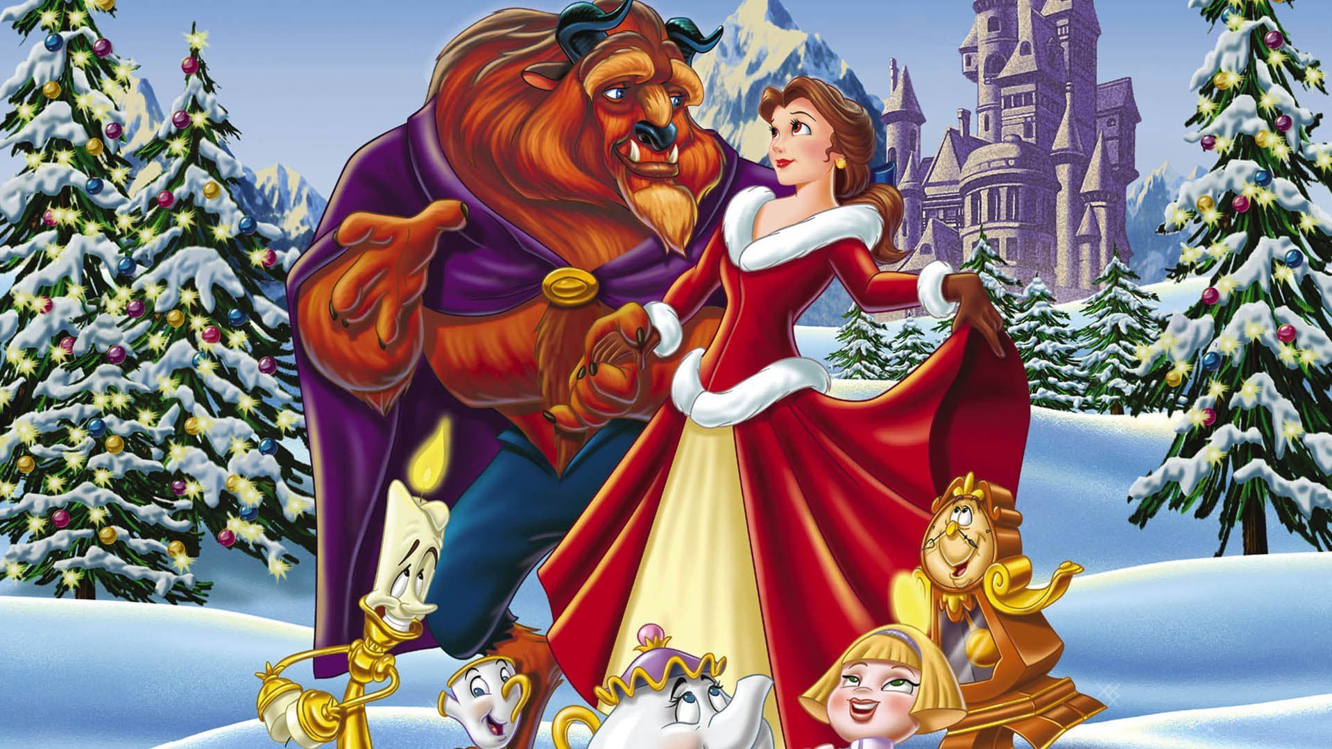 Tapeta filmu Kráska a Zvíře: Kouzelné Vánoce / Beauty and the Beast: The Enchanted Christmas (1997)