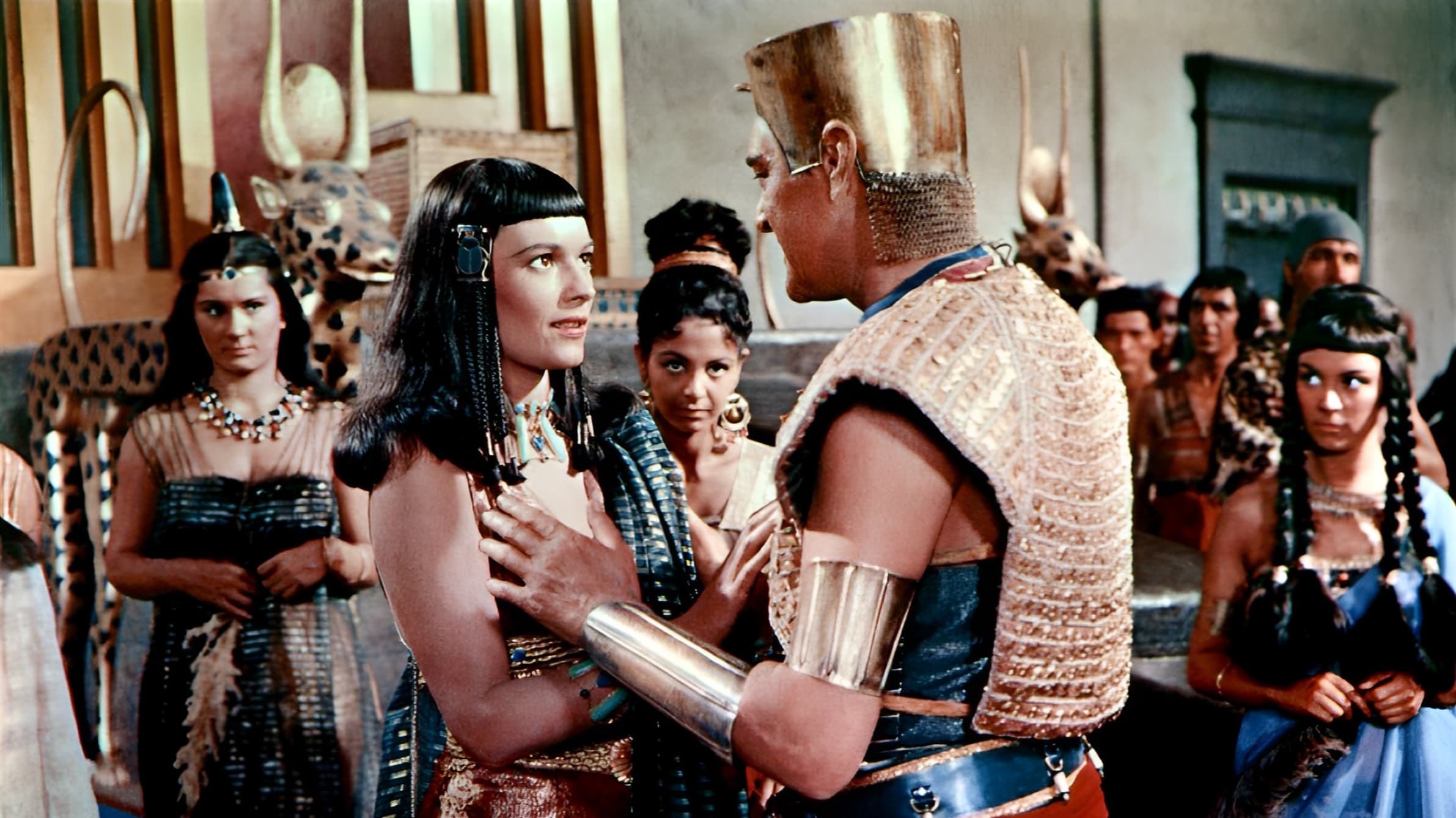 Tapeta filmu Země faraonů / Land of the Pharaohs (1955)