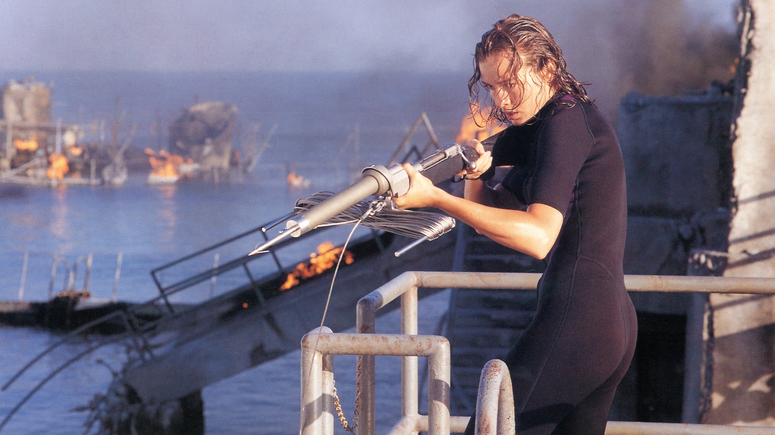 Tapeta filmu Útok z hlubin / Deep Blue Sea (1999)