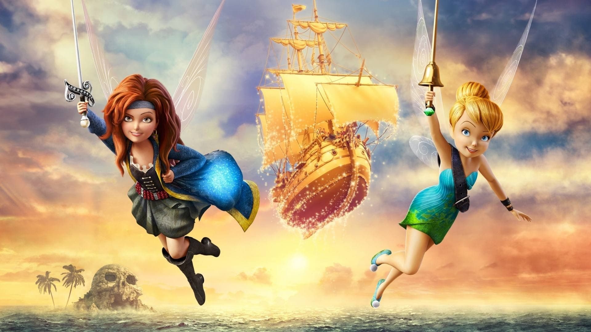 Tapeta filmu Zvonilka a piráti / The Pirate Fairy (2014)