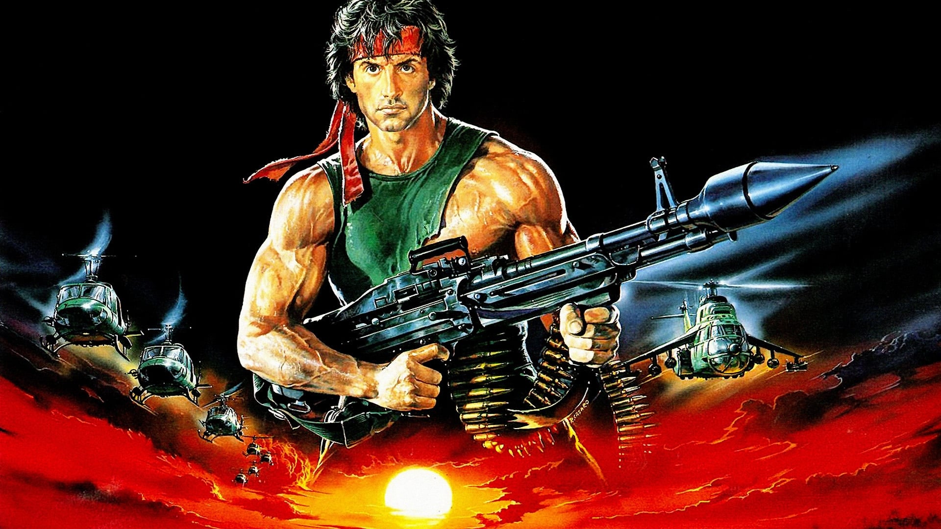 Tapeta filmu Rambo II / Rambo: First Blood Part II (1985)