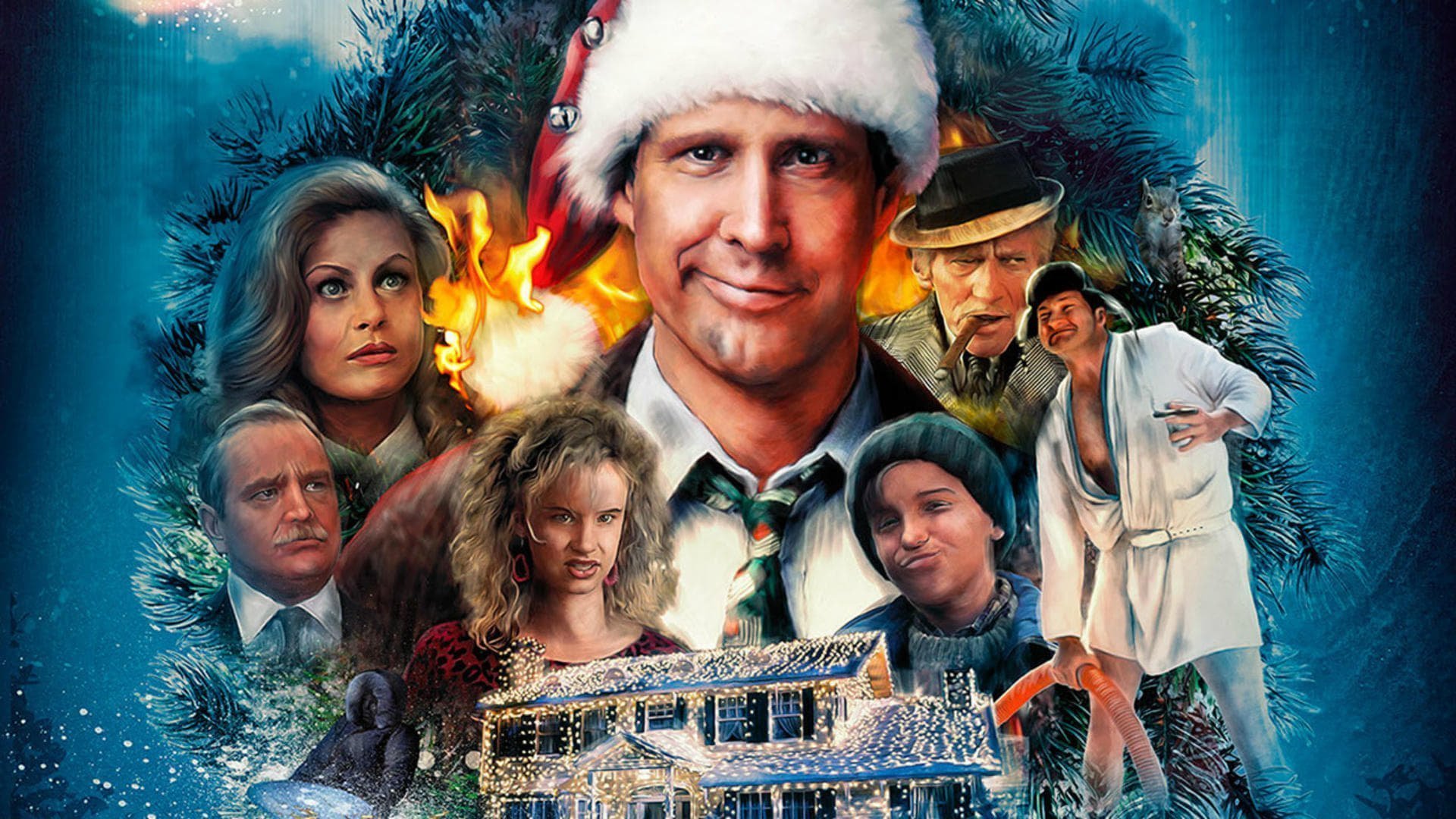 Tapeta filmu Vánoční prázdniny / National Lampoon's Christmas Vacation (1989)