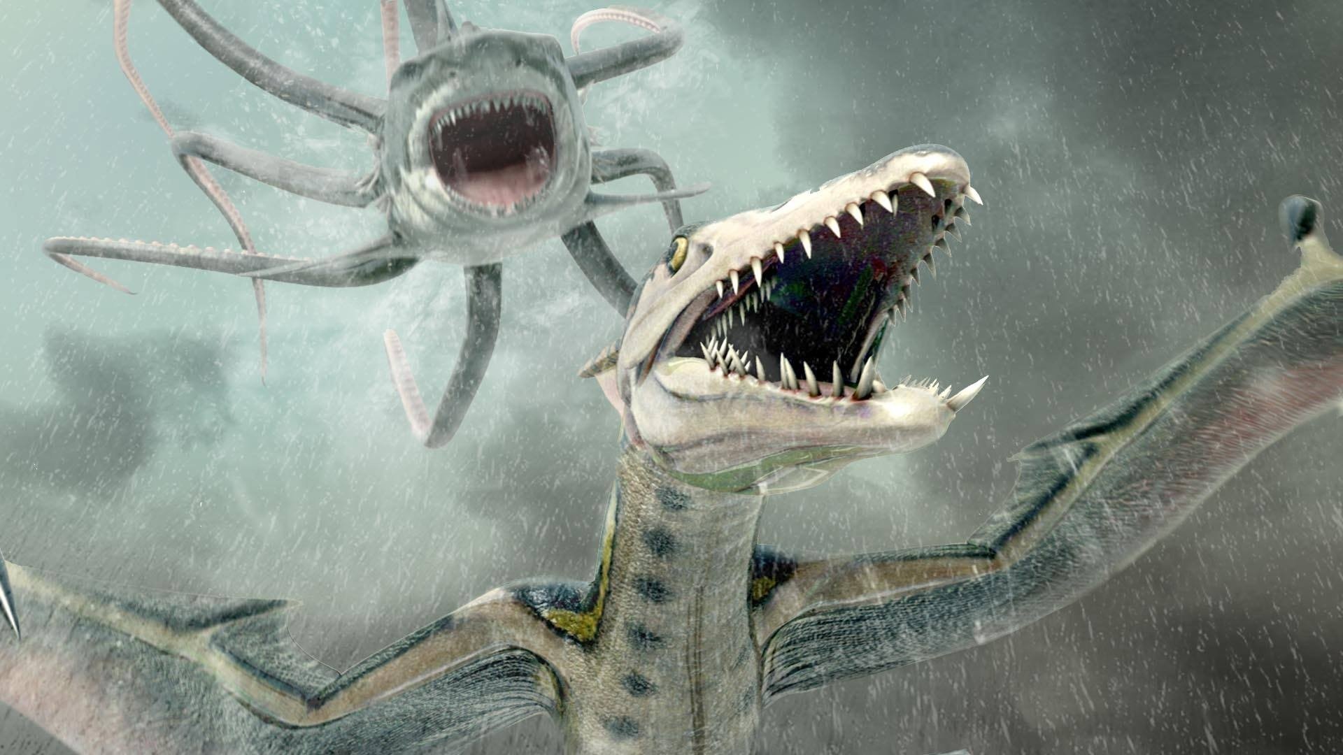 Tapeta filmu Sharktopus vs. Pteracuda / Sharktopus vs. Pteracuda (2014)