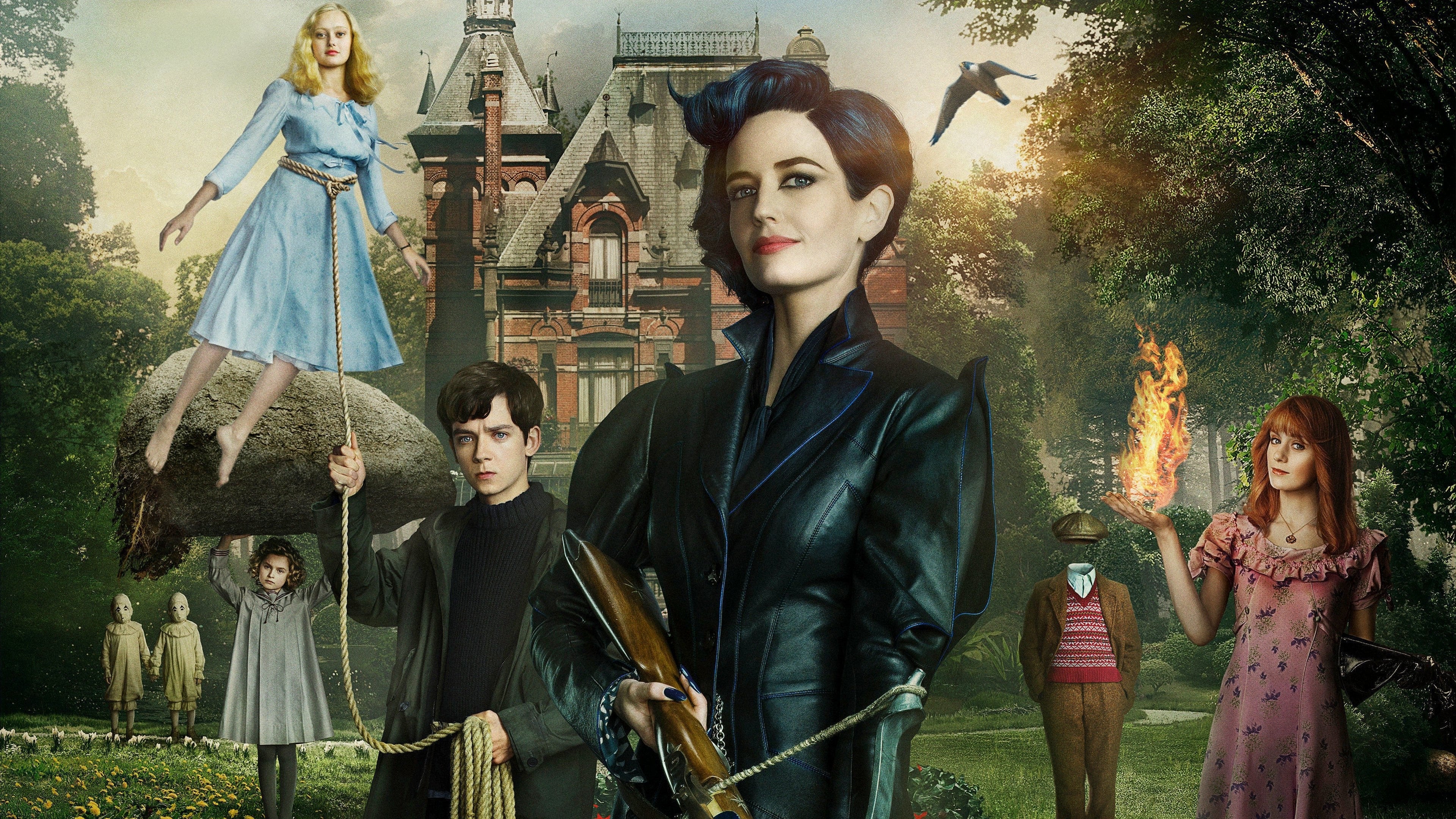 Tapeta filmu Sirotčinec slečny Peregrinové pro podivné děti / Miss Peregrine's Home for Peculiar Children (2016)