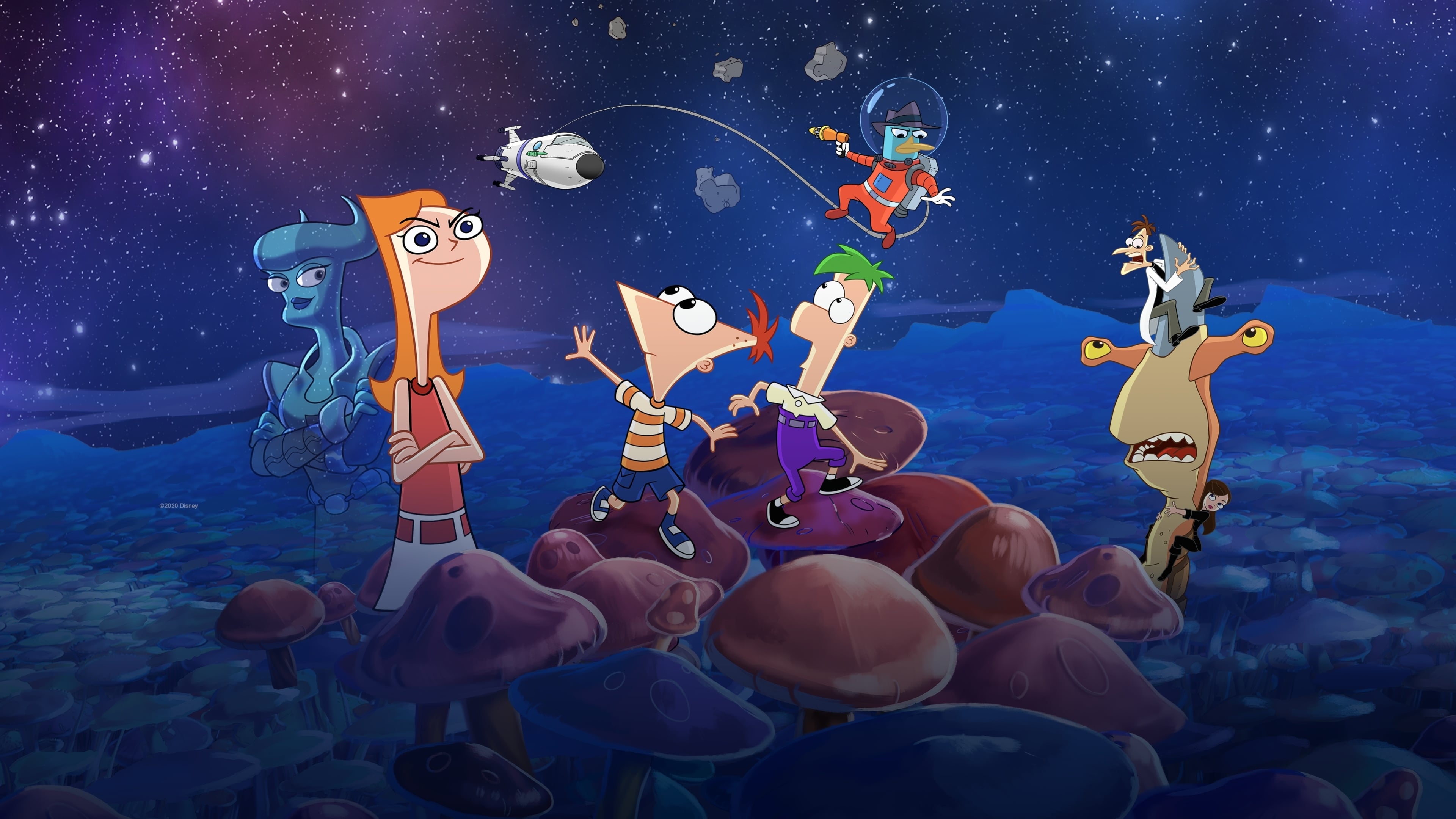 Tapeta filmu Phineas a Ferb ve filmu: Candy proti Vesmíru / Phineas and Ferb the Movie: Candace Against the Universe (2020)