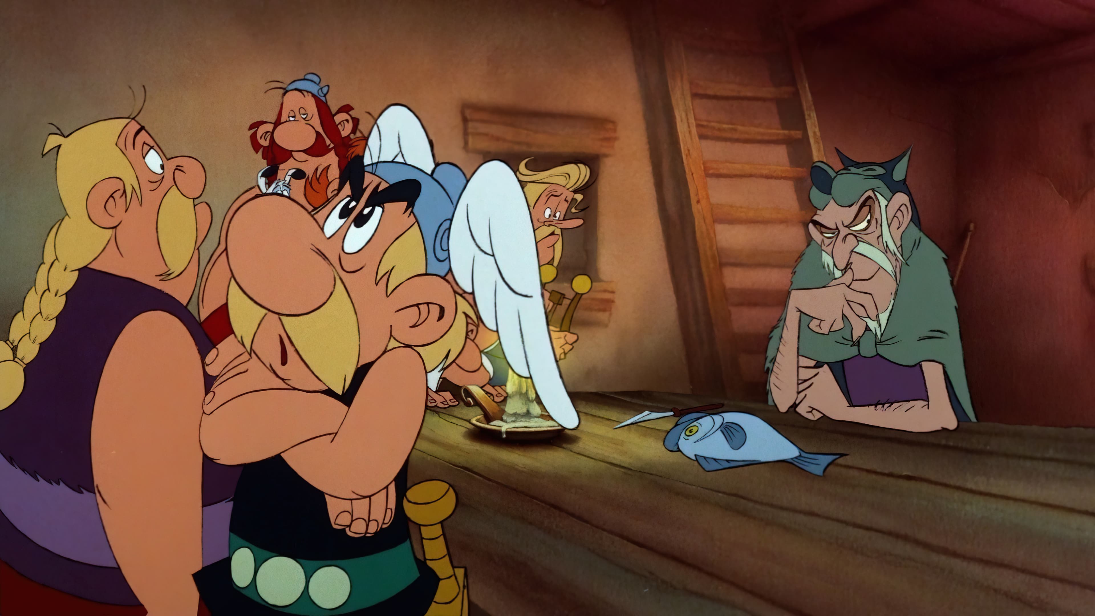 Tapeta filmu Astérix a velký boj / Asterix and the Big Fight (1989)